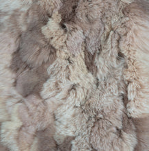Load image into Gallery viewer, Purple/Black Rex Rabbit Hat with Dyed to Match Fox Fur Trim