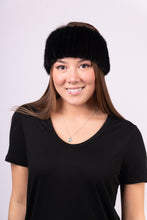 Load image into Gallery viewer, Black Mink Headband