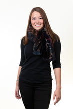 Load image into Gallery viewer, Multicolor Rex Rabbit and Fox Scarf