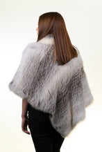 Load image into Gallery viewer, Golden Island Fox Poncho with Cashmere Lining