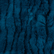 Load image into Gallery viewer, Rex Rabbit Cowl Neck - Aqua Black