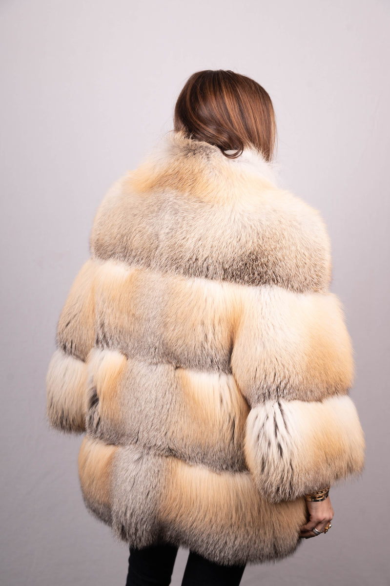 David green deals fur coat