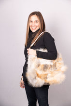 Load image into Gallery viewer, Natural Golden Island Fox Handbag