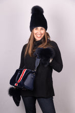 Load image into Gallery viewer, Red/White/Blue Mink Handbag