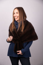 Load image into Gallery viewer, Natural Mahogany Mink Wrap