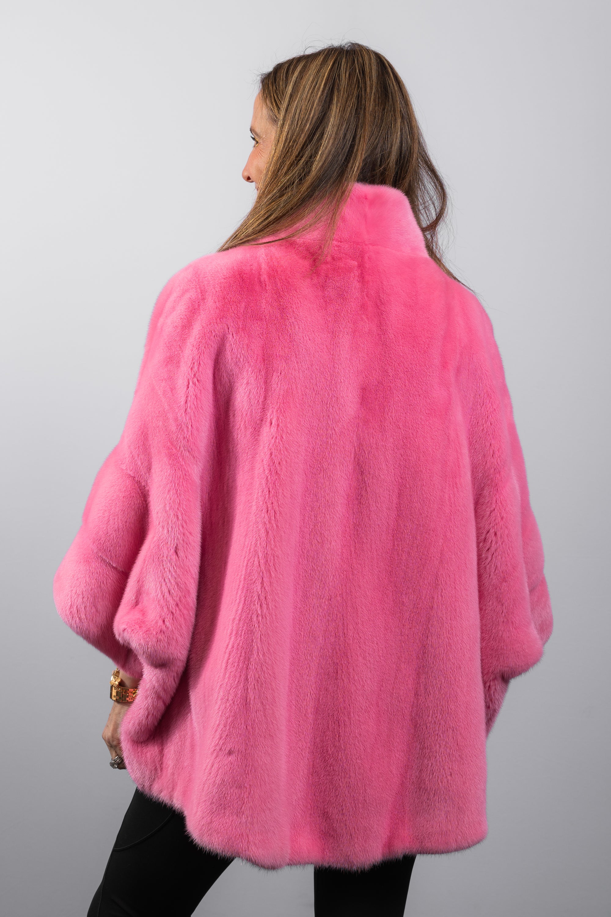 Bubblegum Mink Jacket