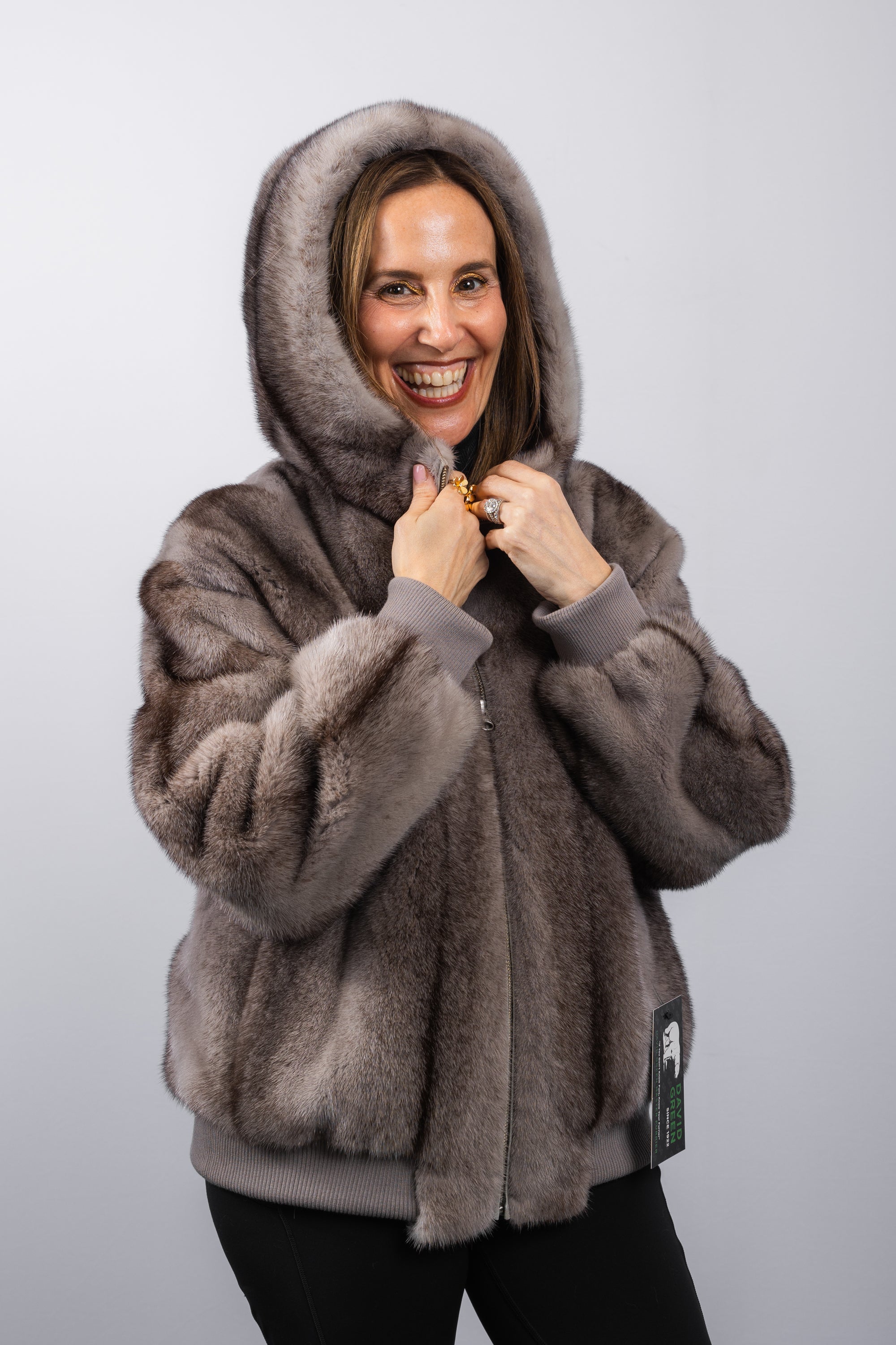 Granite Cross Mink Jacket