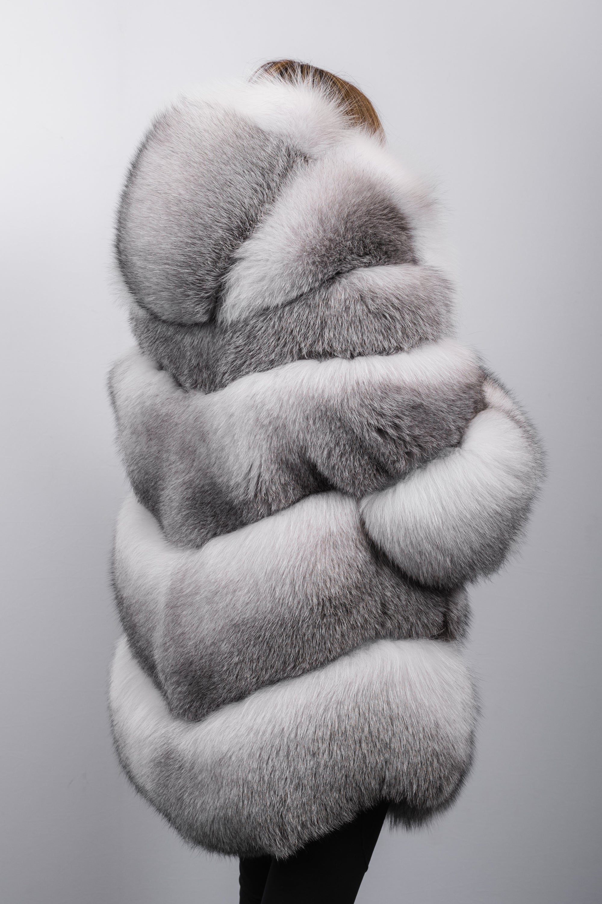 Natural Shadow Frost Fox Jacket