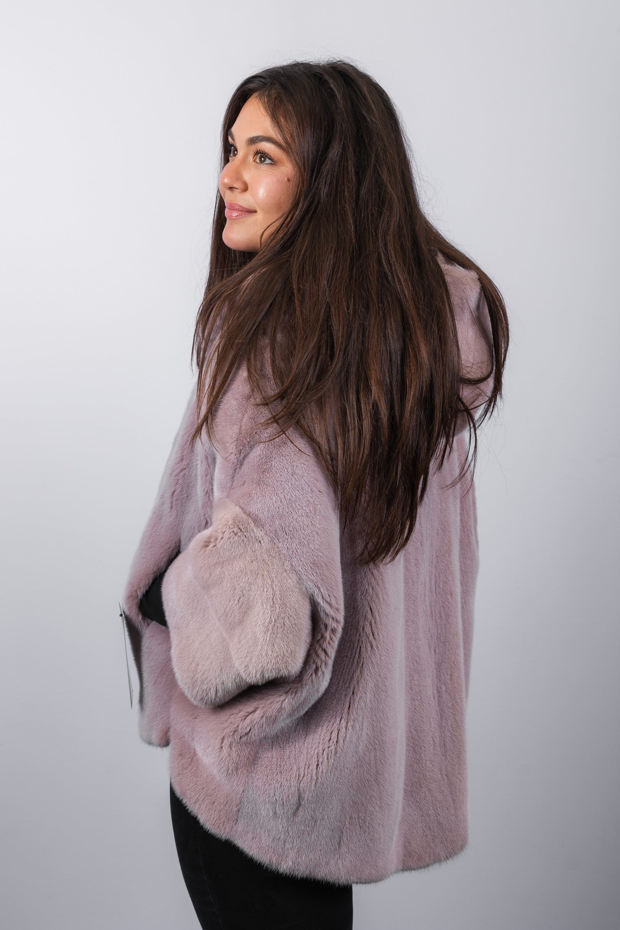 Lilac Frost Mink Jacket