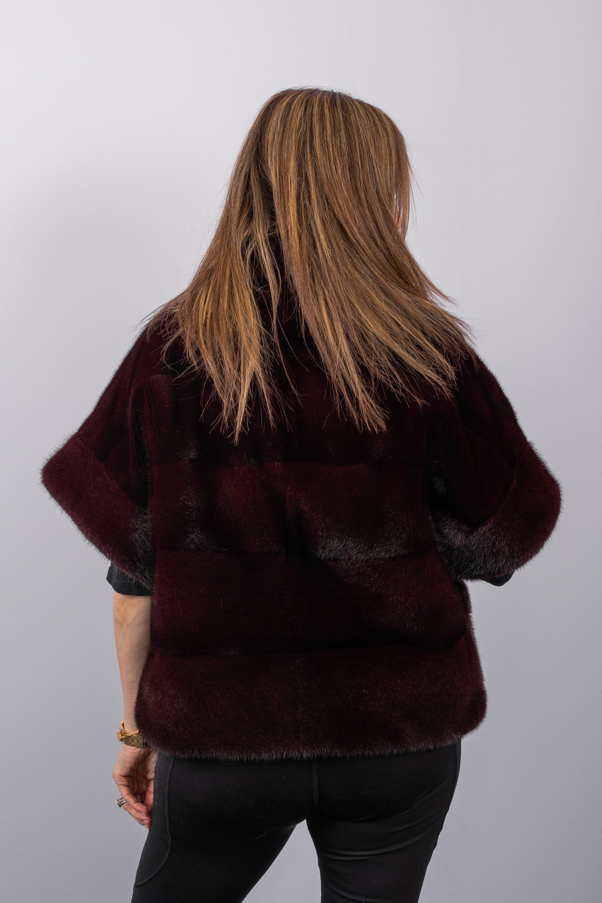 Merlot Mink Jacket