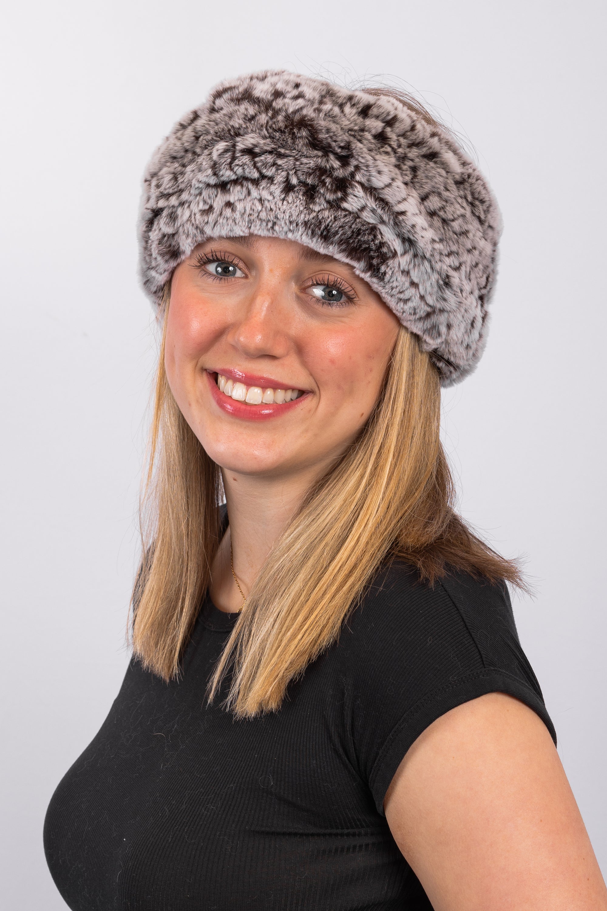 Mocha Snowtop Rex Rabbit Headband
