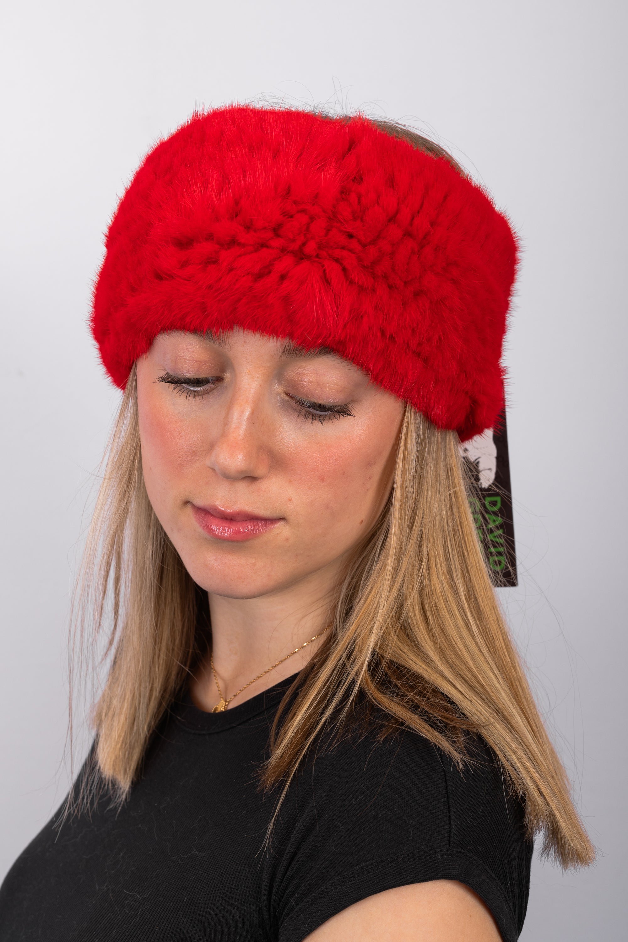 Red Mink Headband