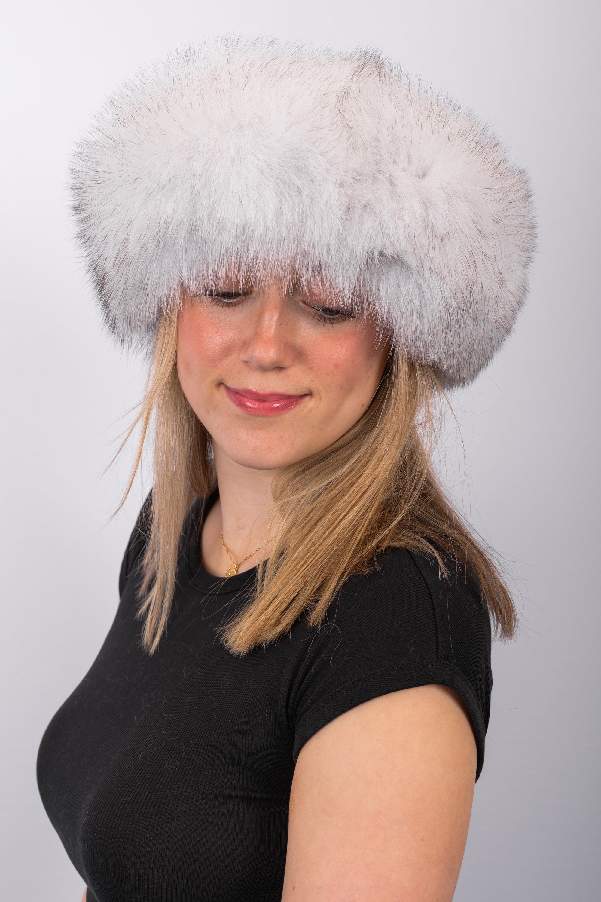 Natural Blue Fox Headband