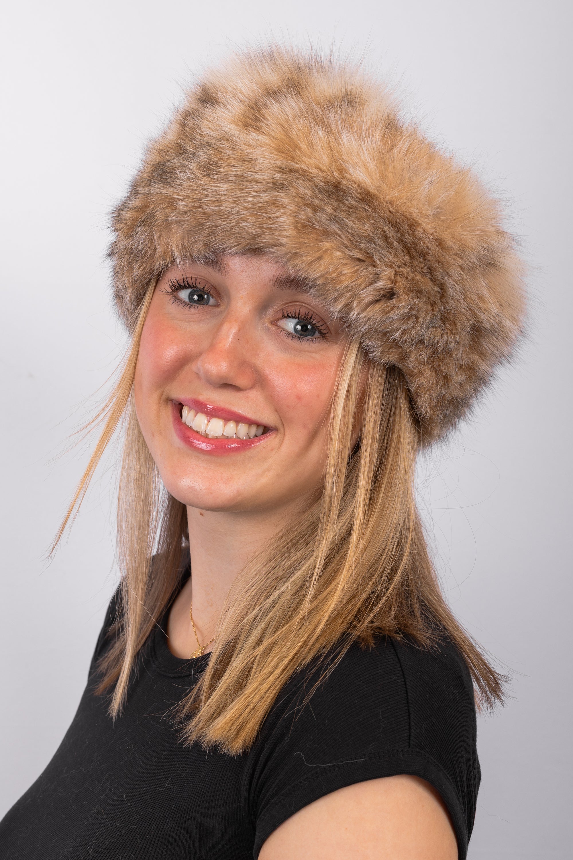 Natural Lynx Cat Headband