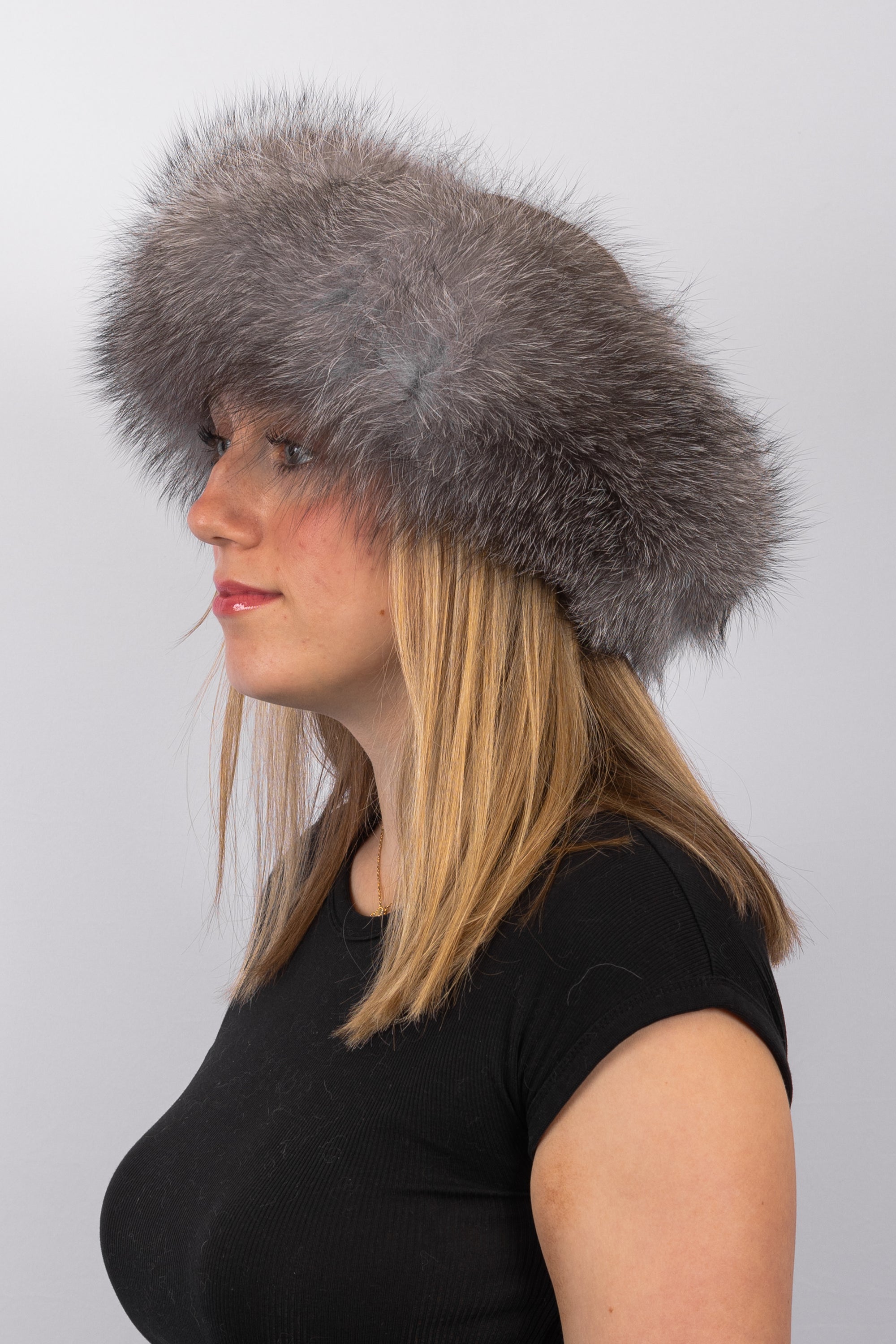 Natural Indigo Fox Headband