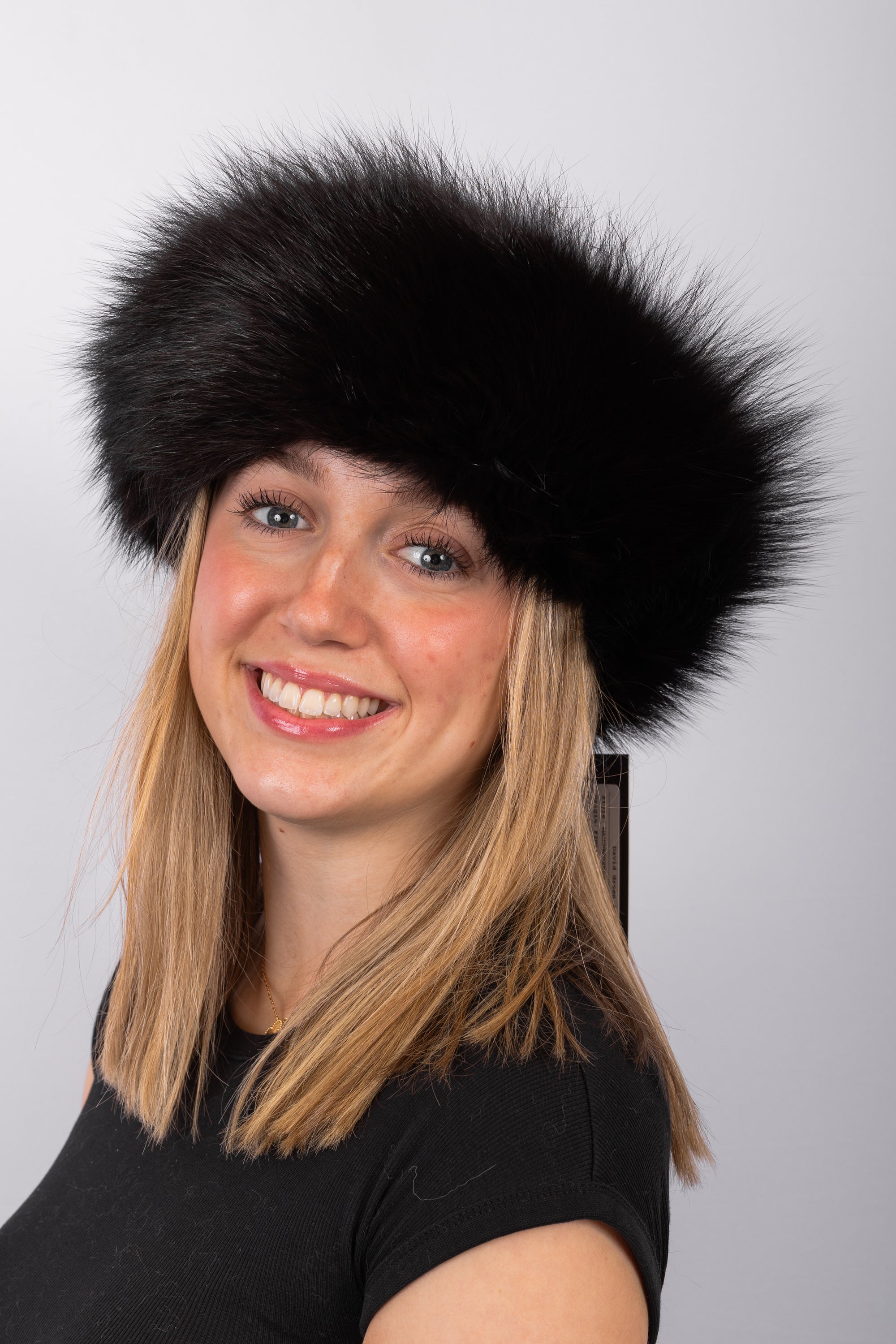 Mahogany Indigo Fox Headband