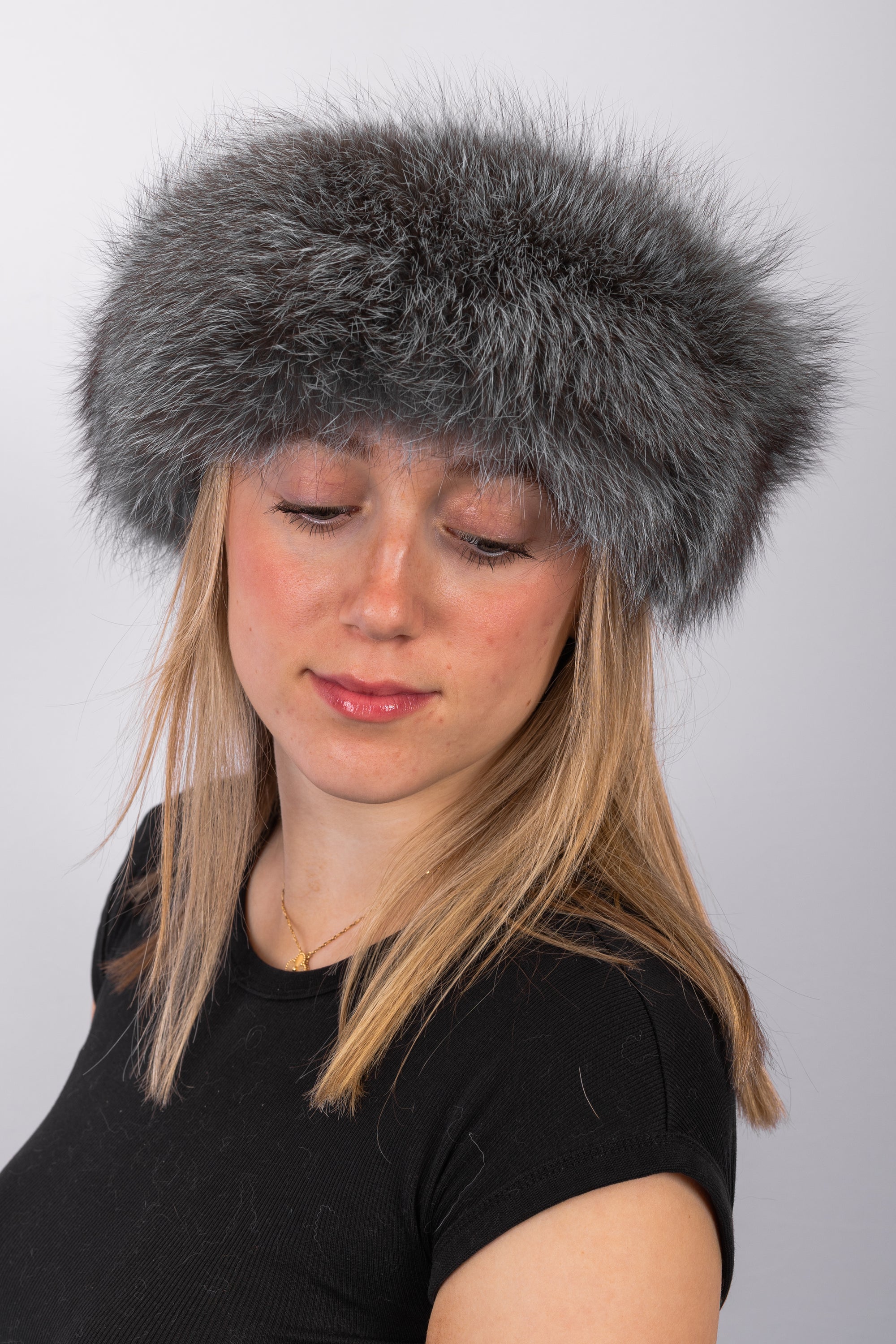 Glacier Blue Fox Headband