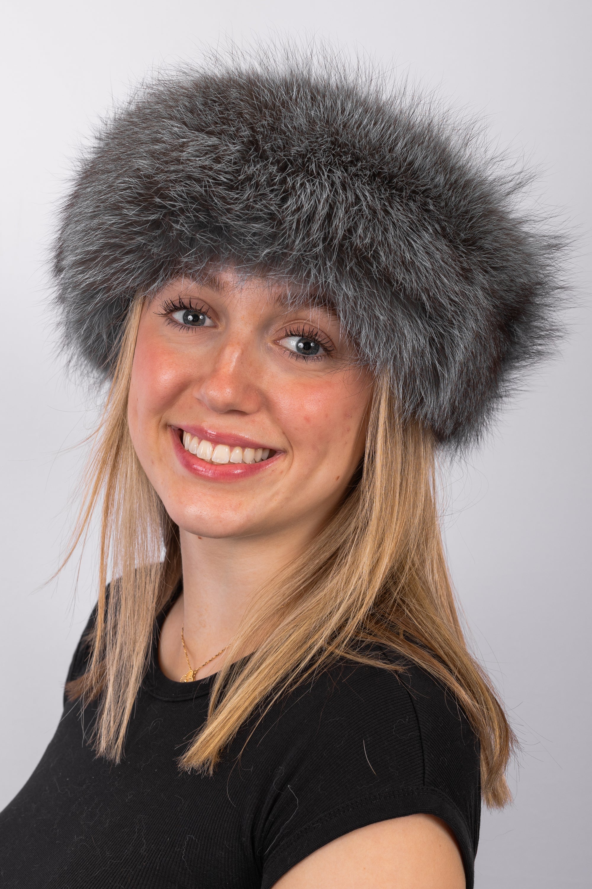 Glacier Blue Fox Headband