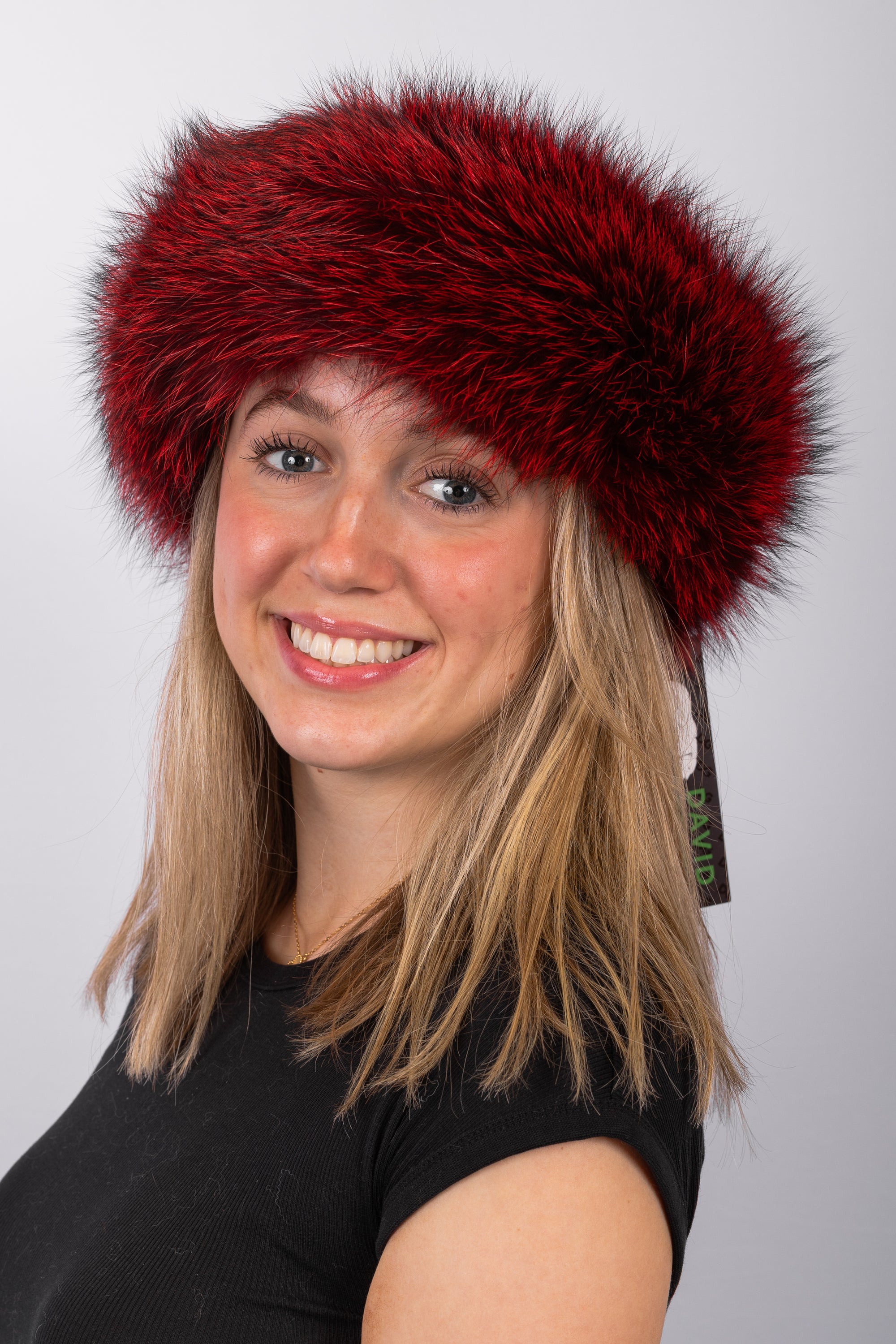 Scarlet Indigo Fox Headband