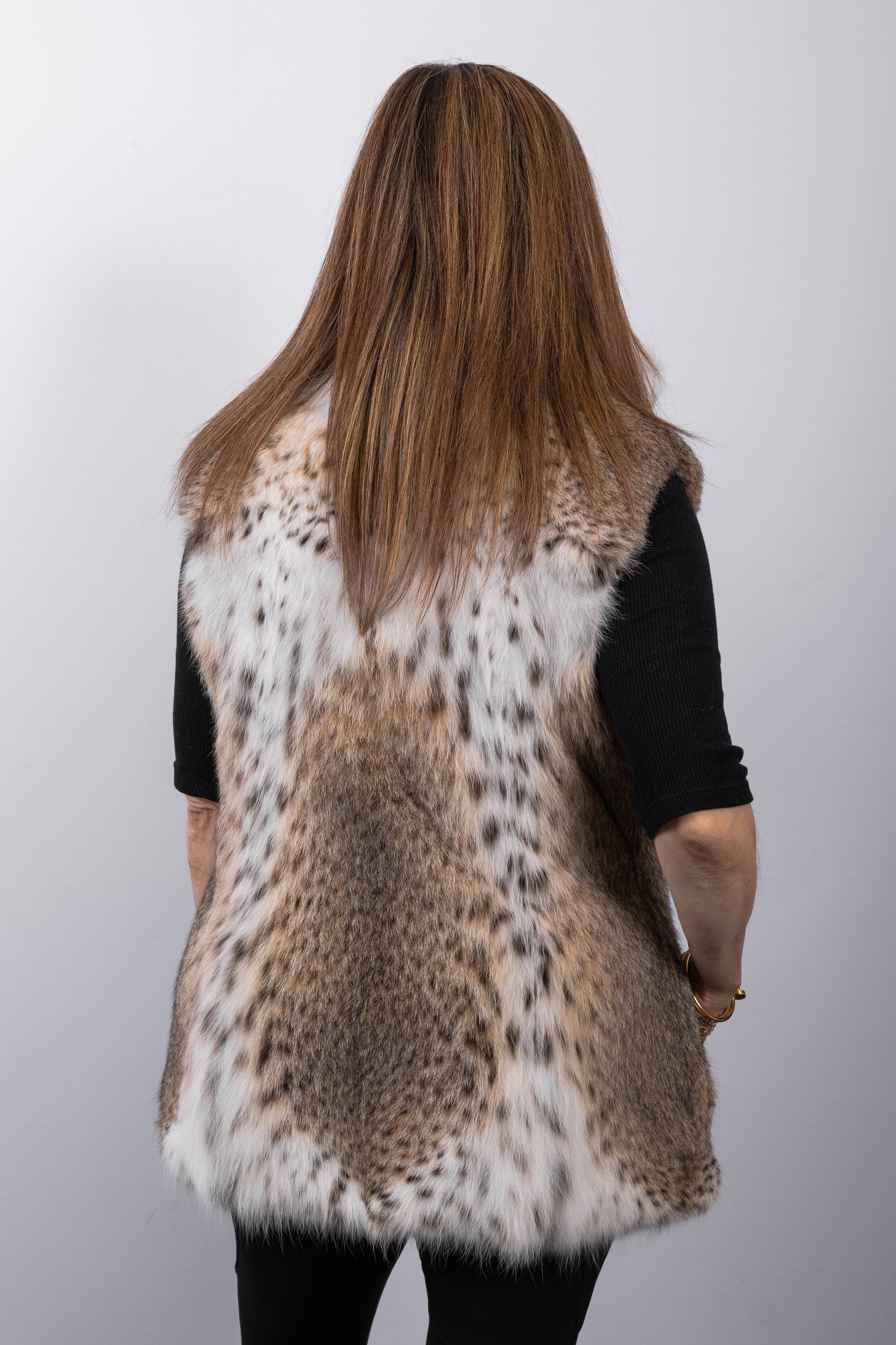 Natural Lynx Cat Vest