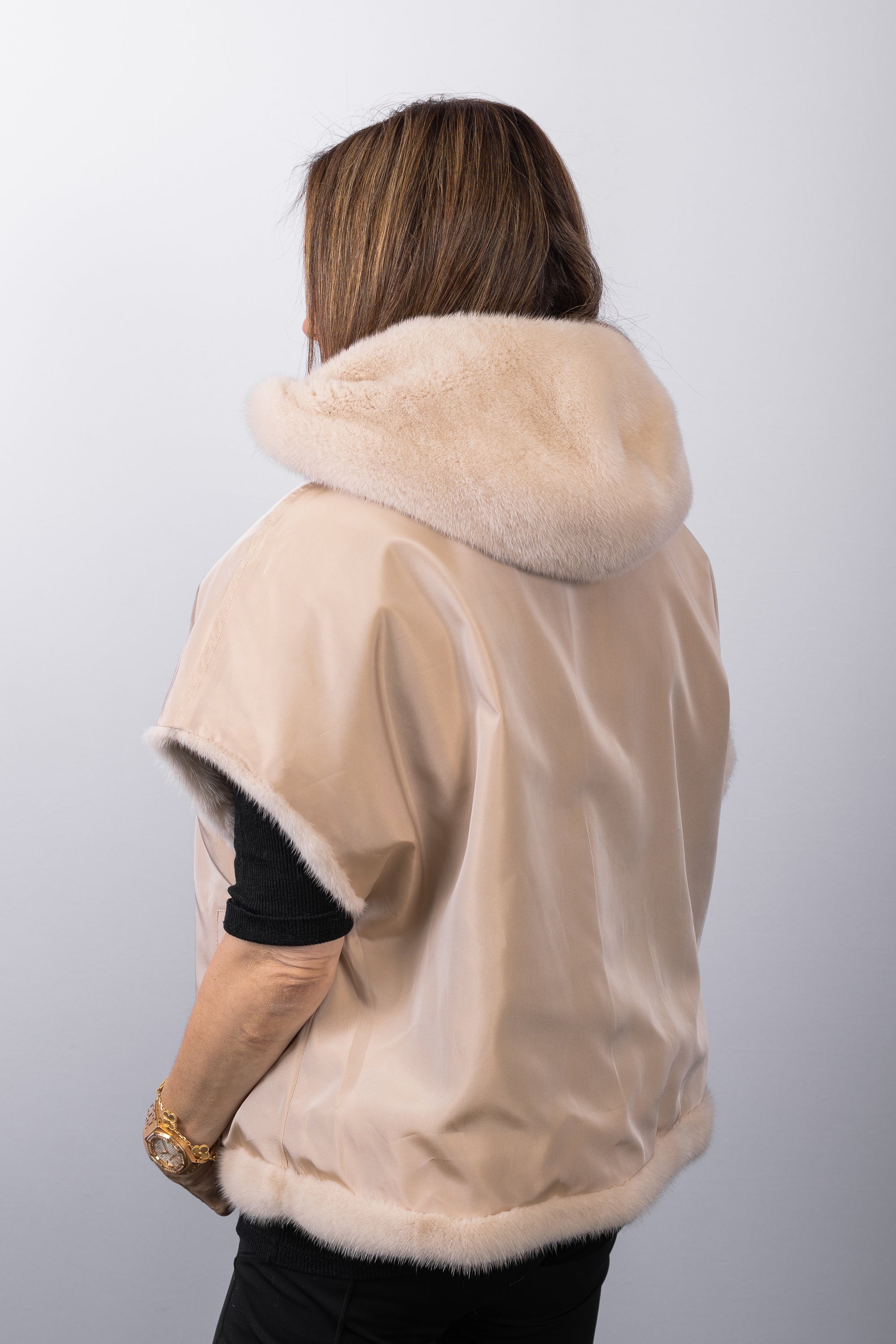 Champagne Pearl Mink Vest