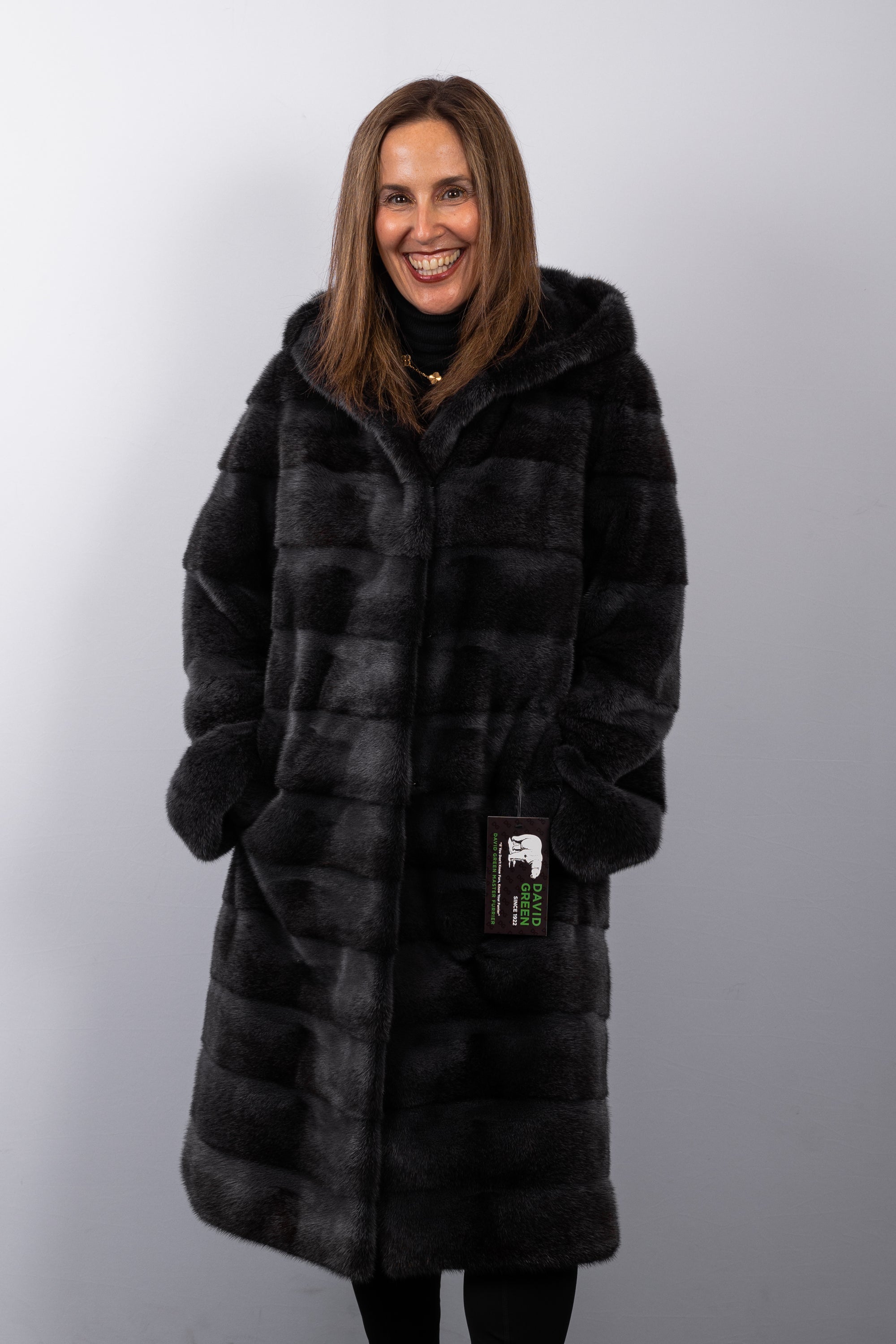 Steel Cross Mink Coat