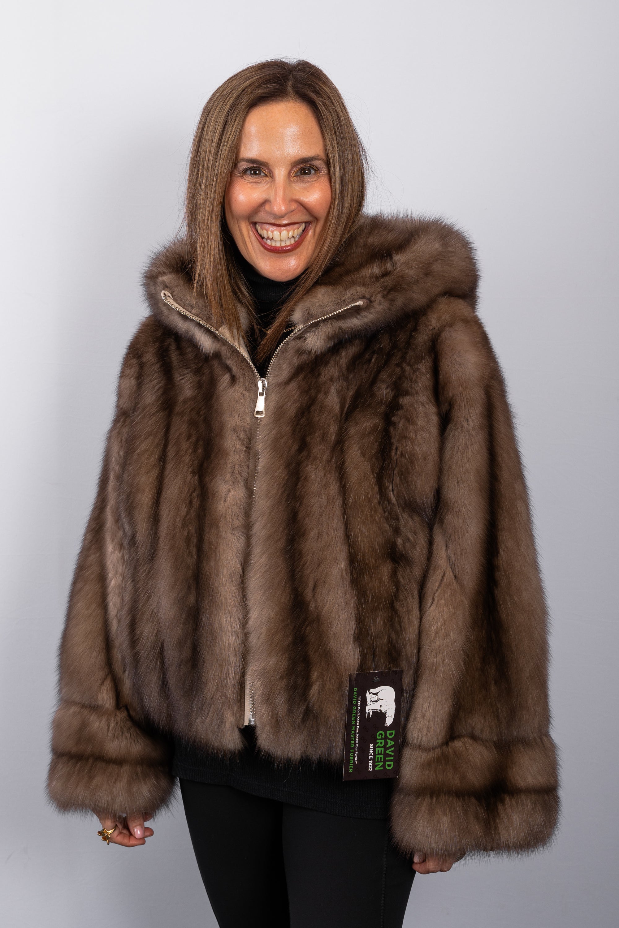 Natural Tortora Russian Sable Jacket