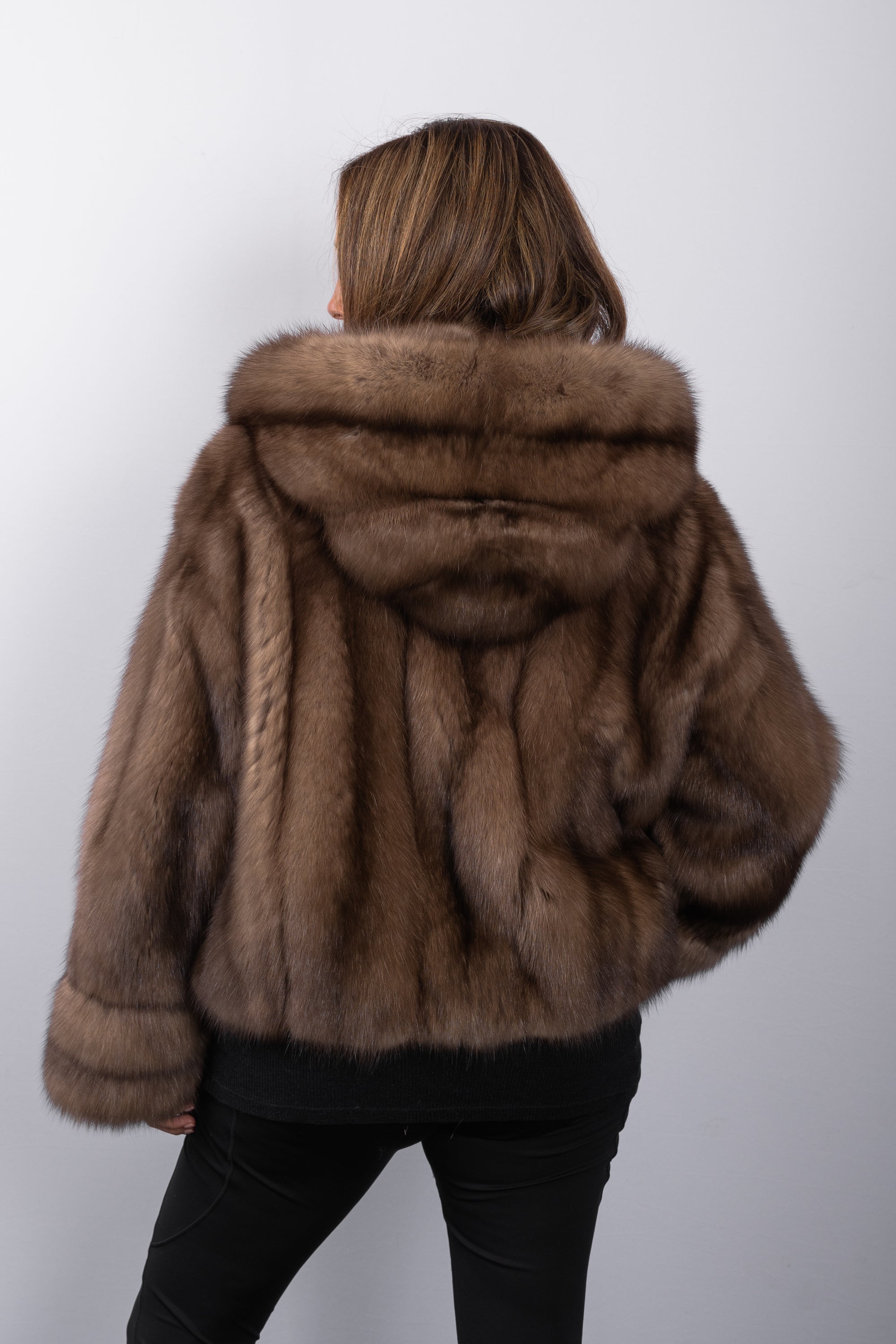 Natural Tortora Russian Sable Jacket