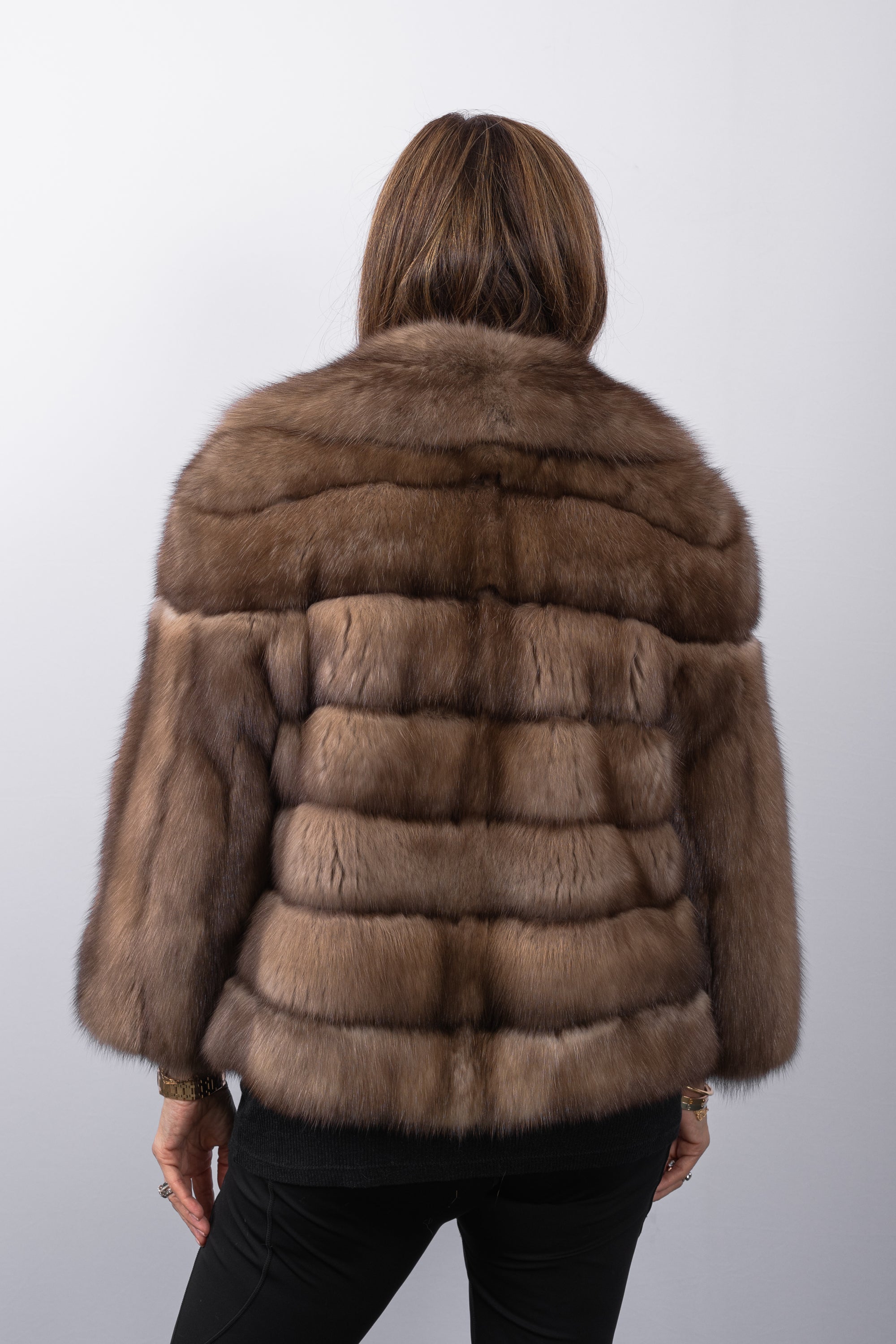 Natural Tortora Russian Sable Jacket