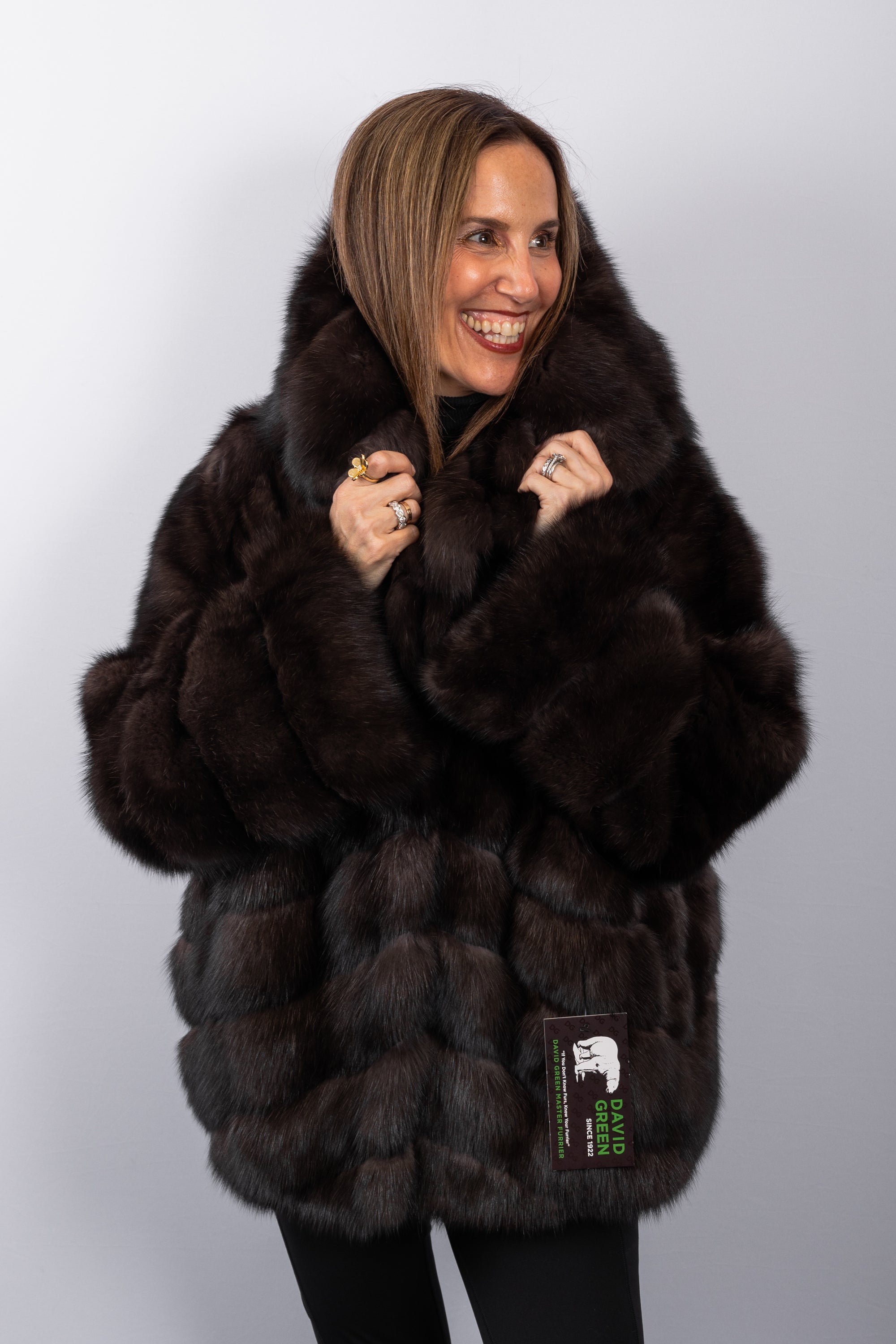 Natural Russian Sable Jacket