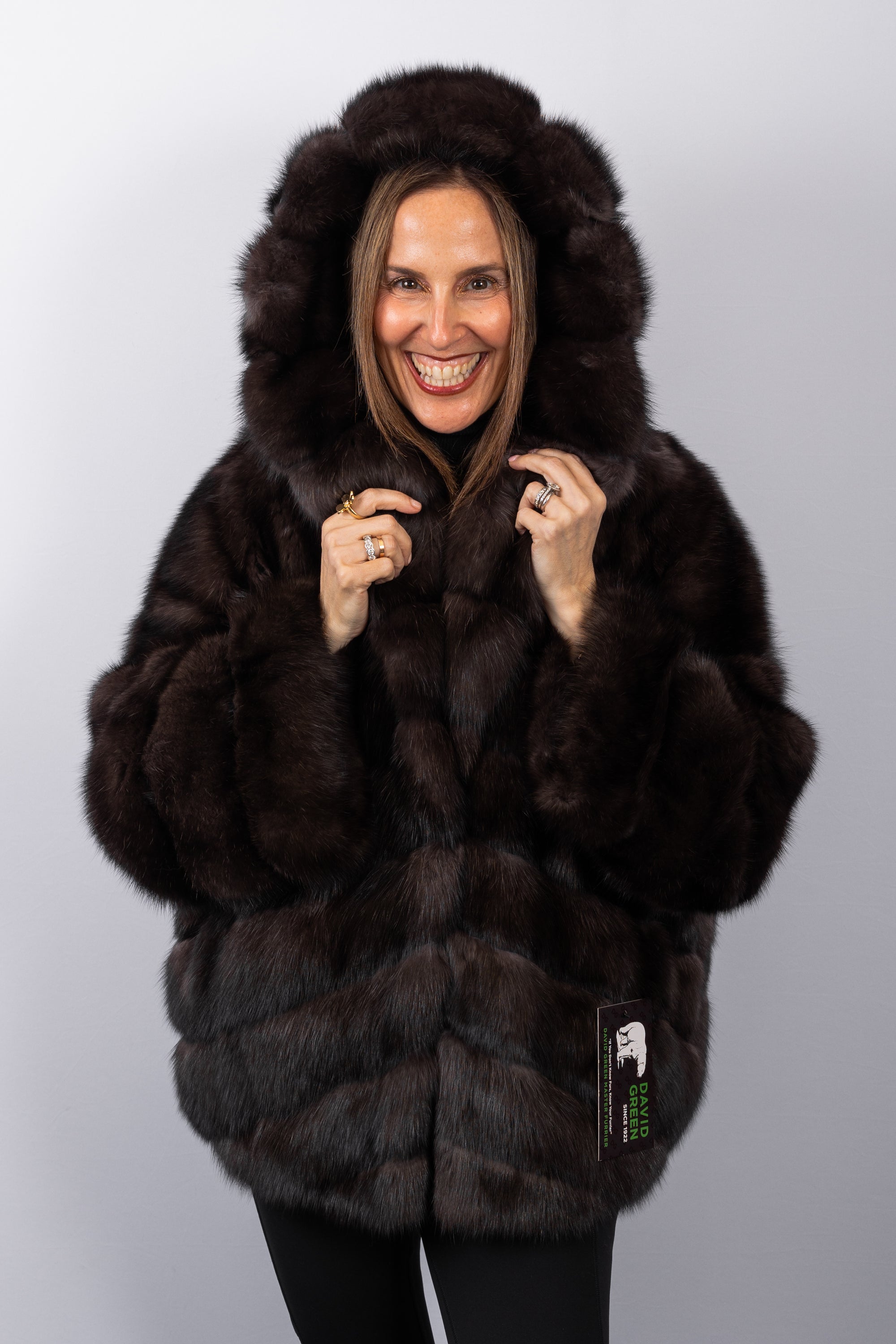 Natural Russian Sable Jacket