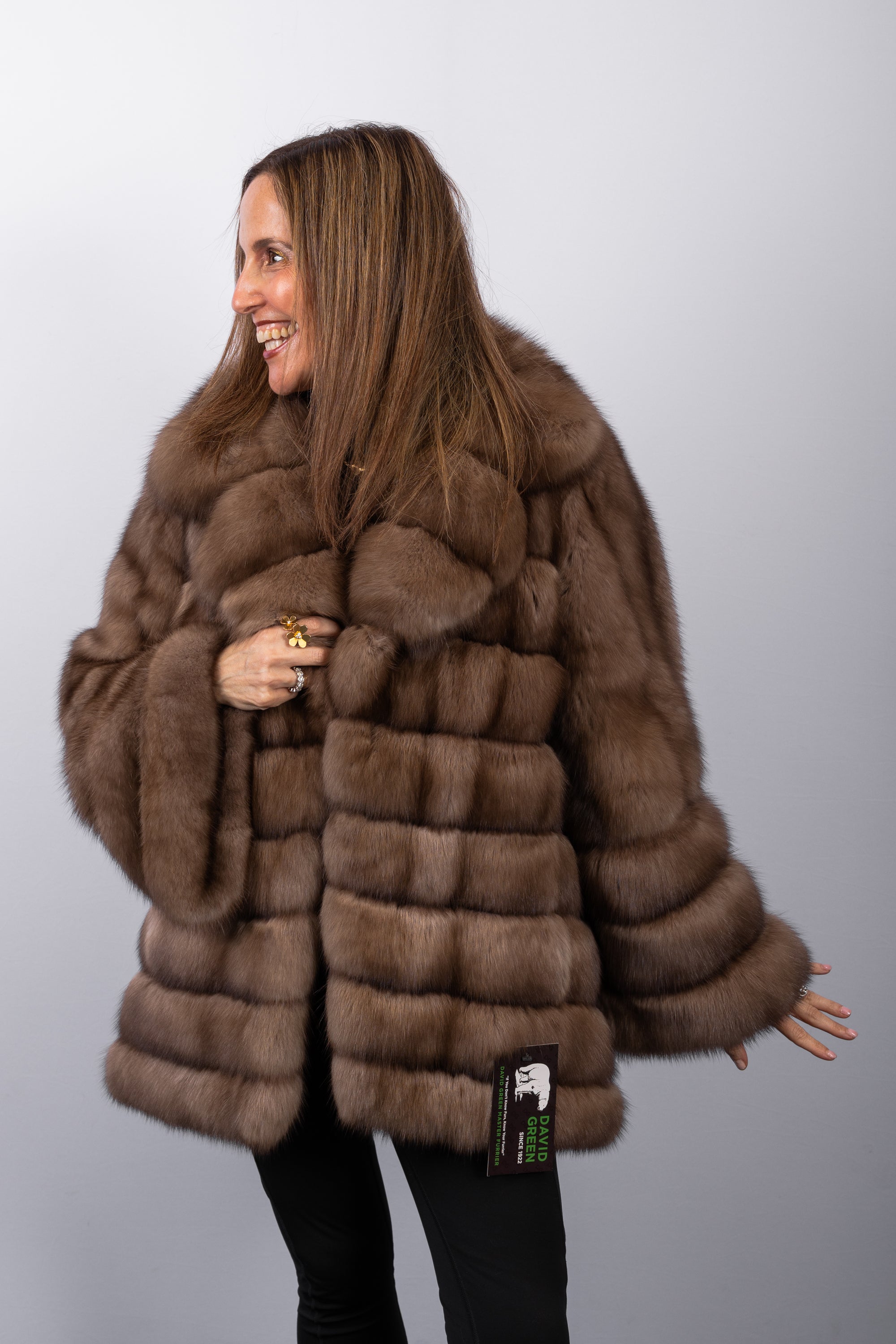 Natural Tortora Russian Sable Jacket