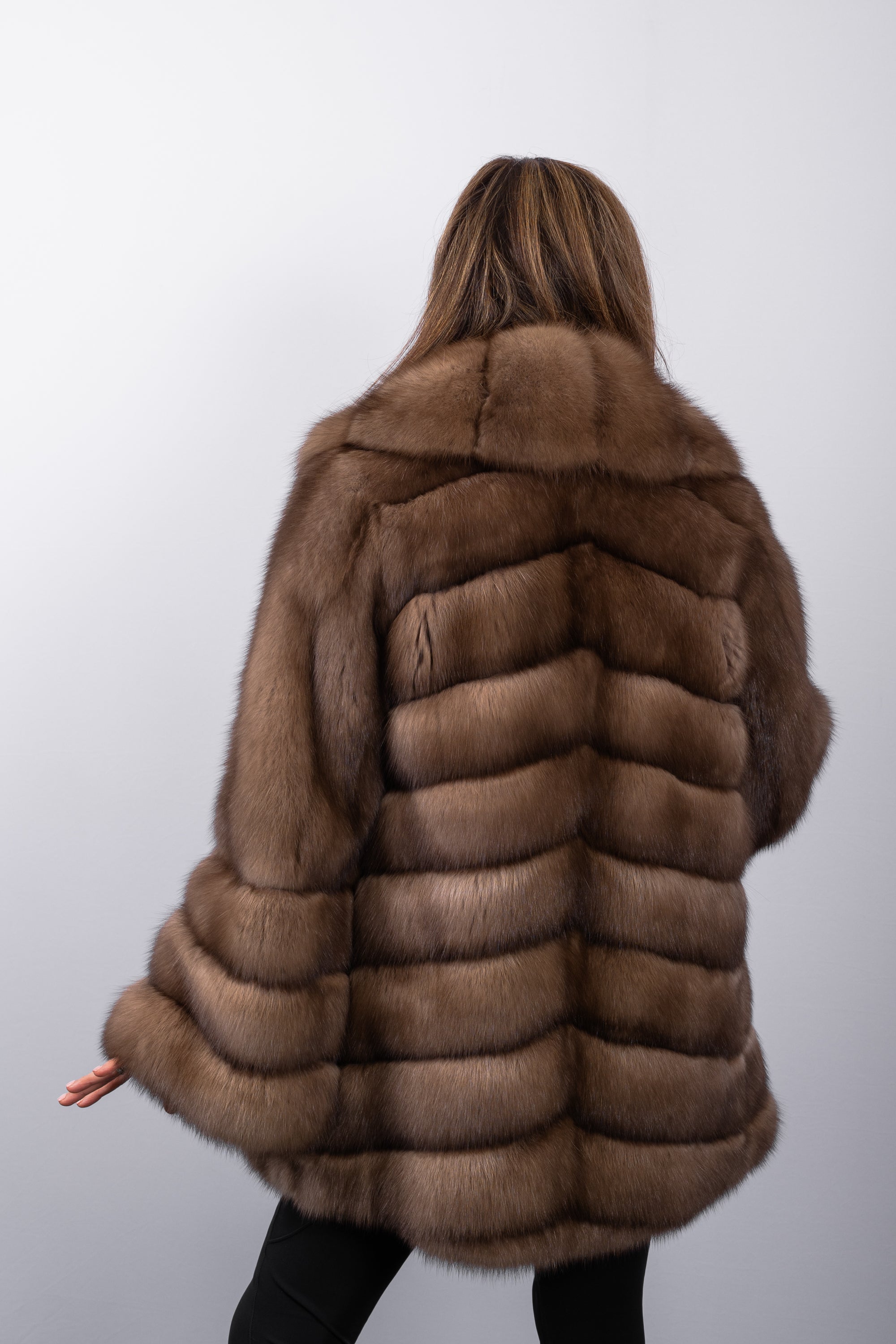 Natural Tortora Russian Sable Jacket
