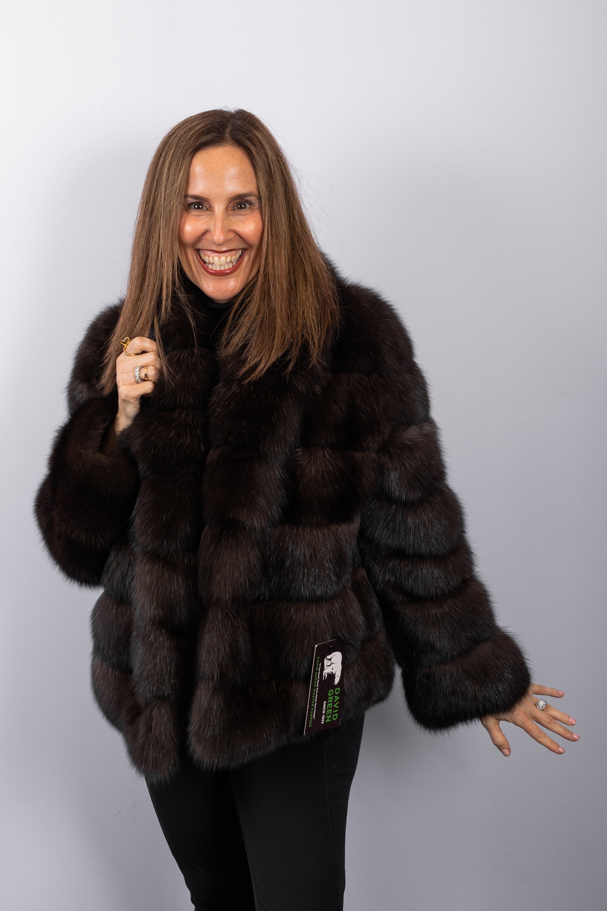 Natural Russian Sable Jacket