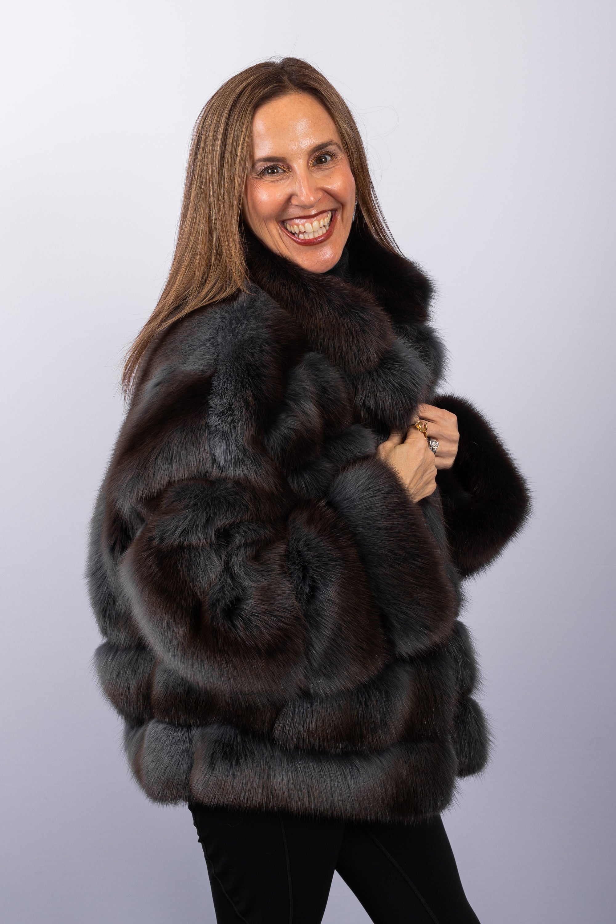 Graphite Russian Sable Jacket