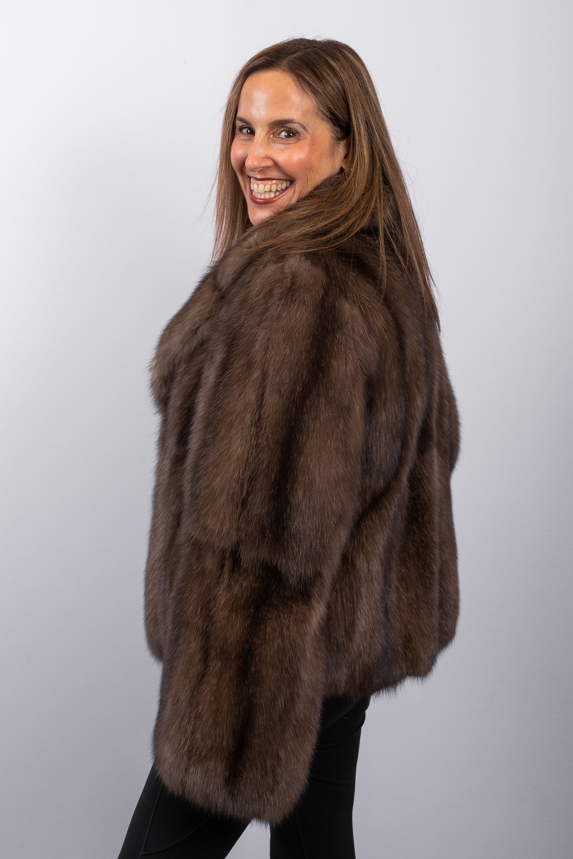 Natural Tortora Russian Sable Jacket