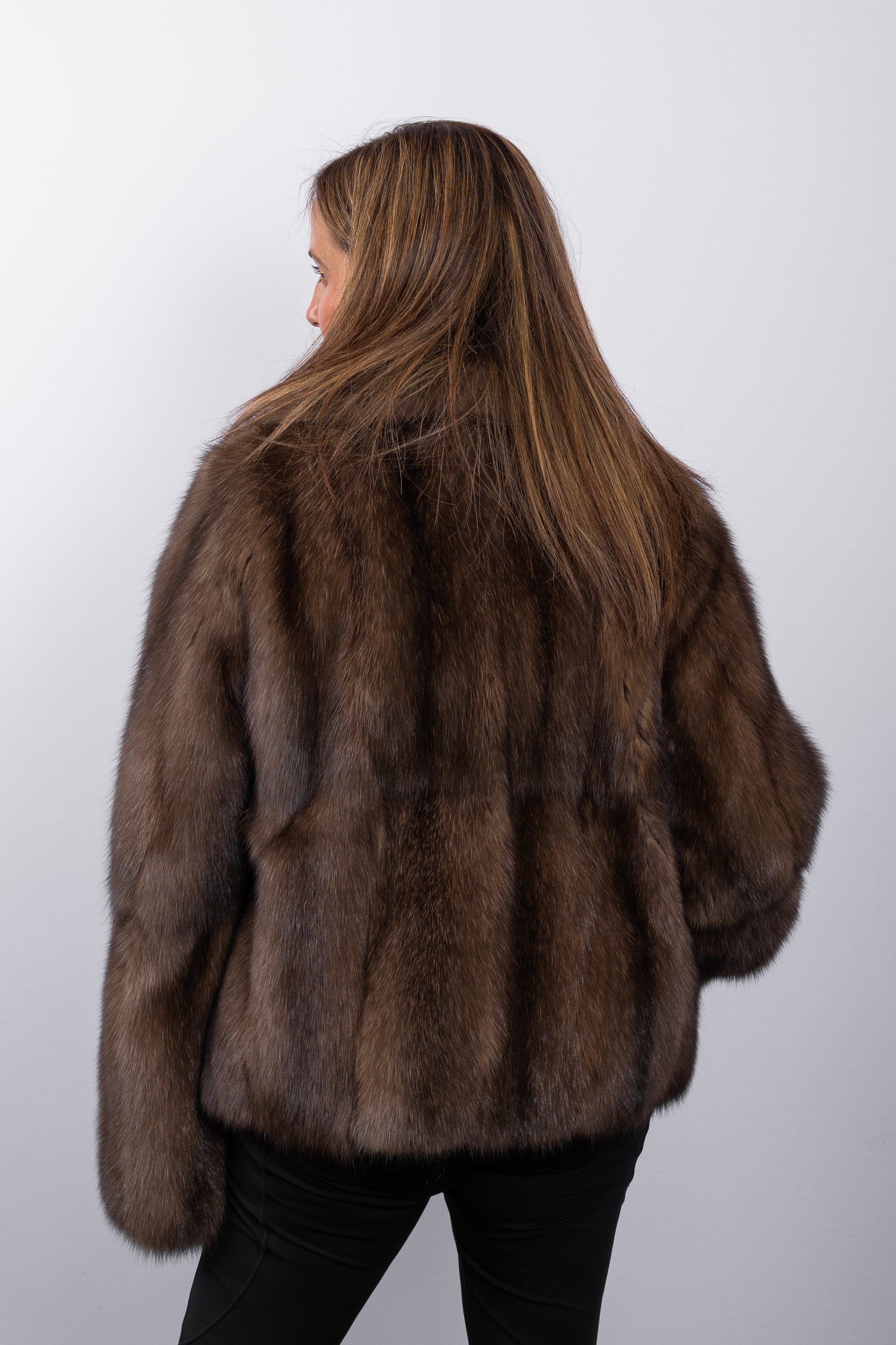 Natural Tortora Russian Sable Jacket