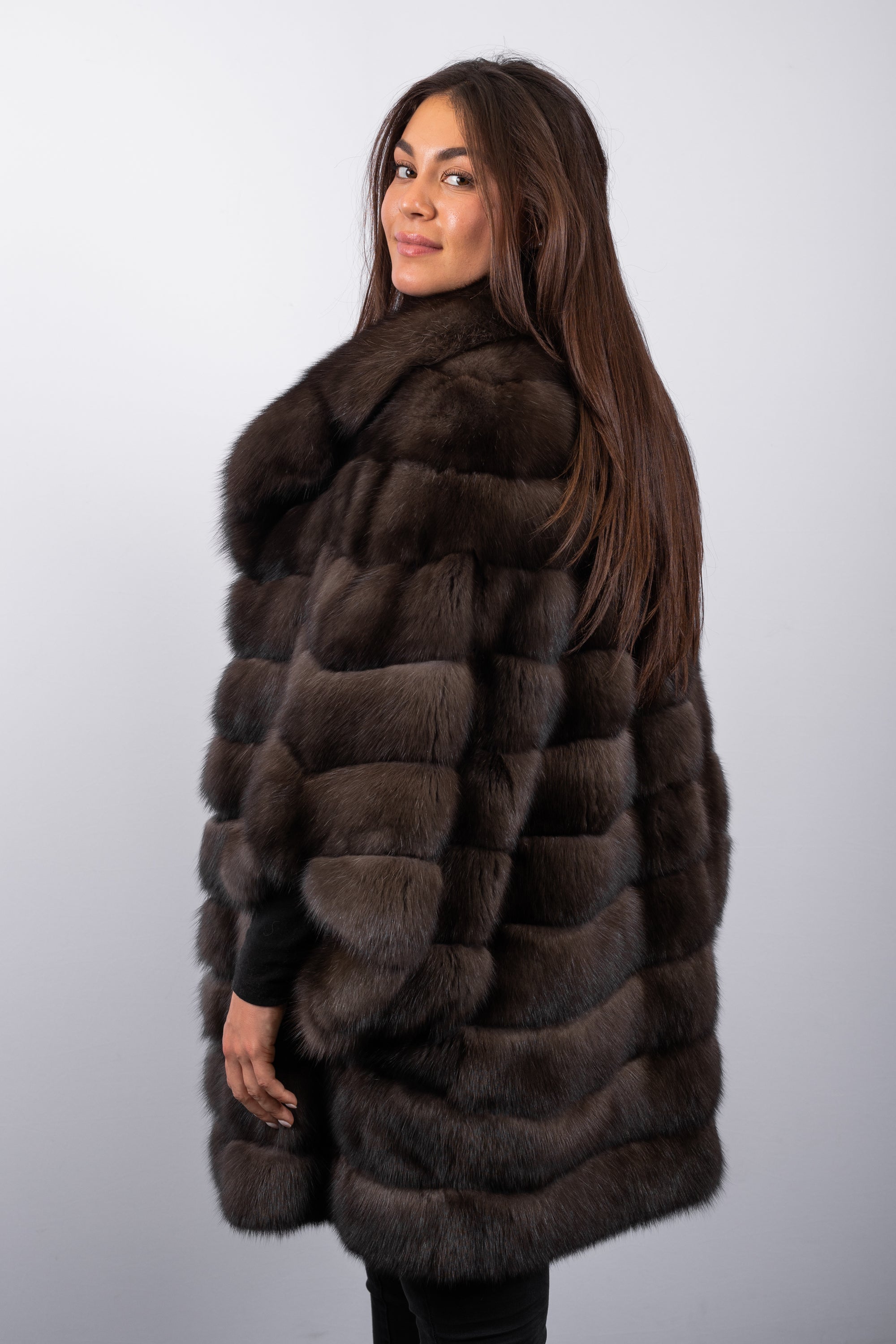 Natural Russian Sable Jacket