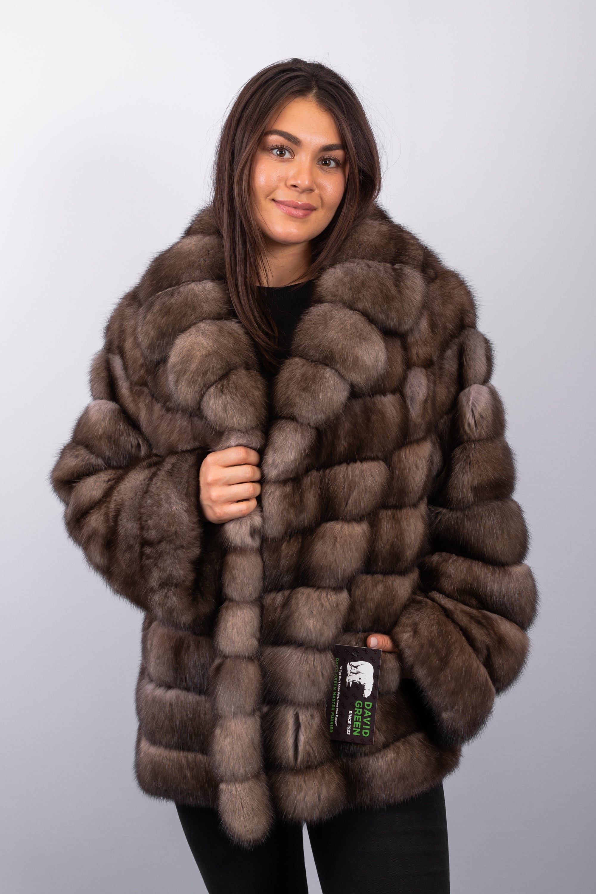 Natural Tortora Russian Sable Jacket