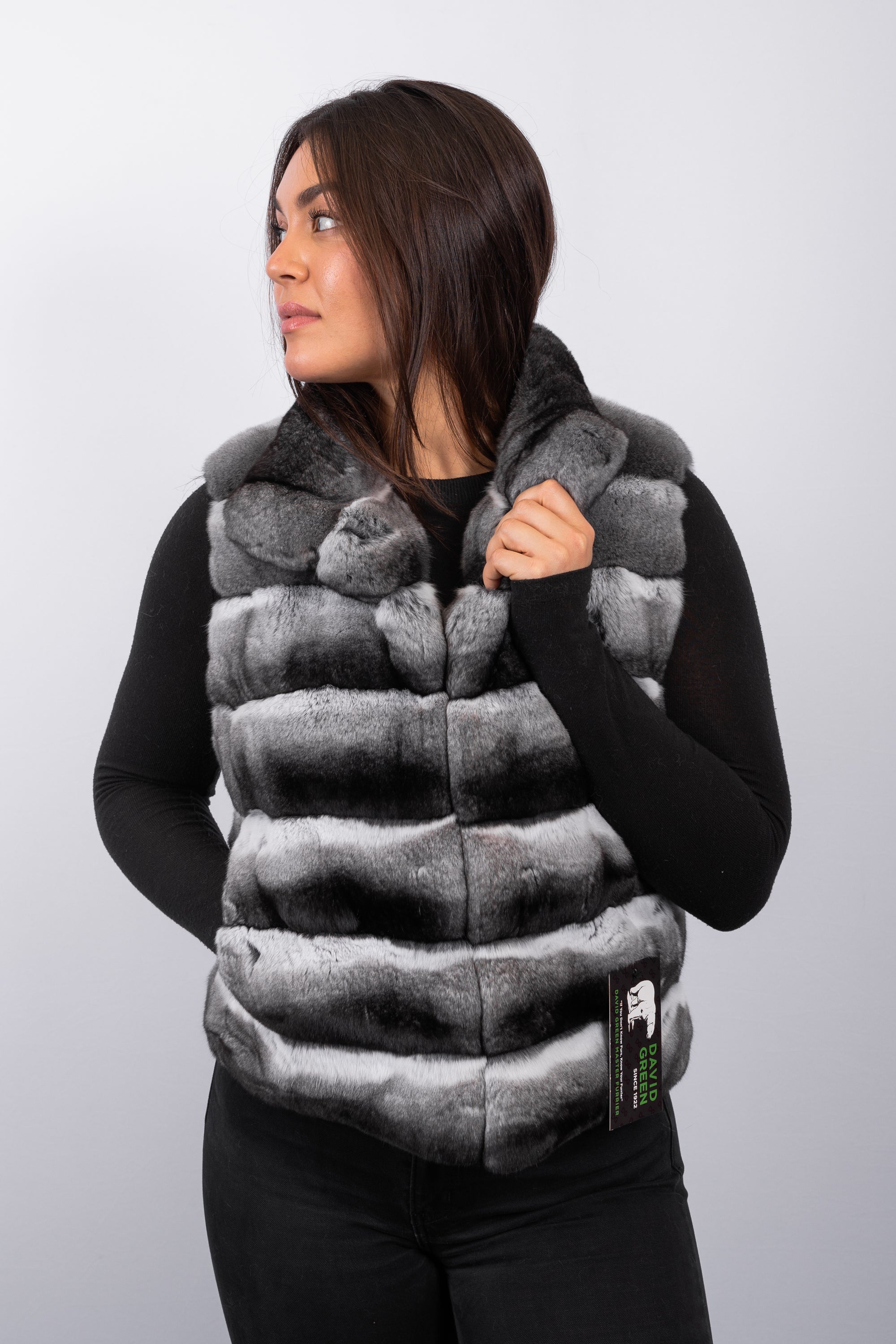 Natural Chinchilla Vest