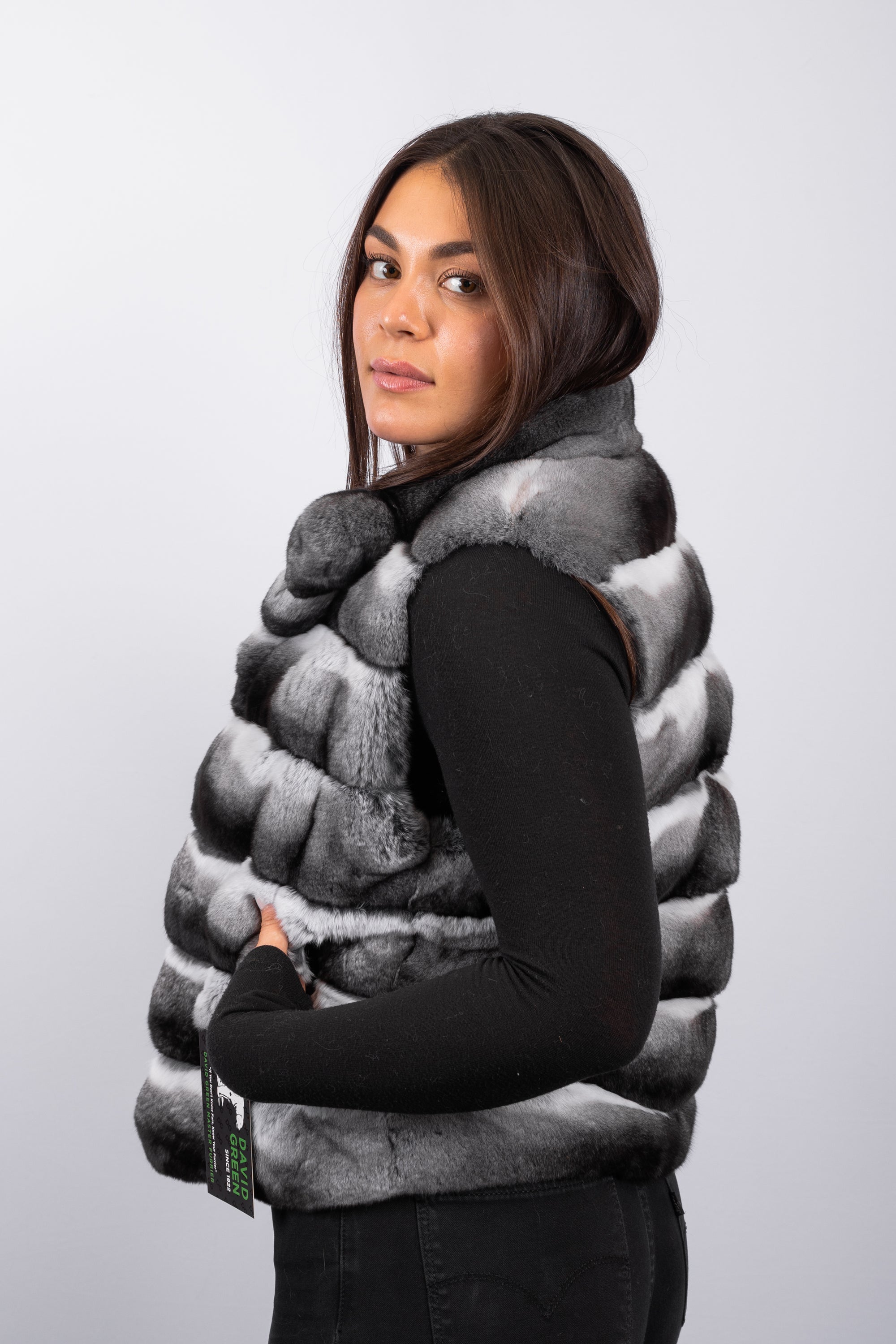 Natural Chinchilla Vest