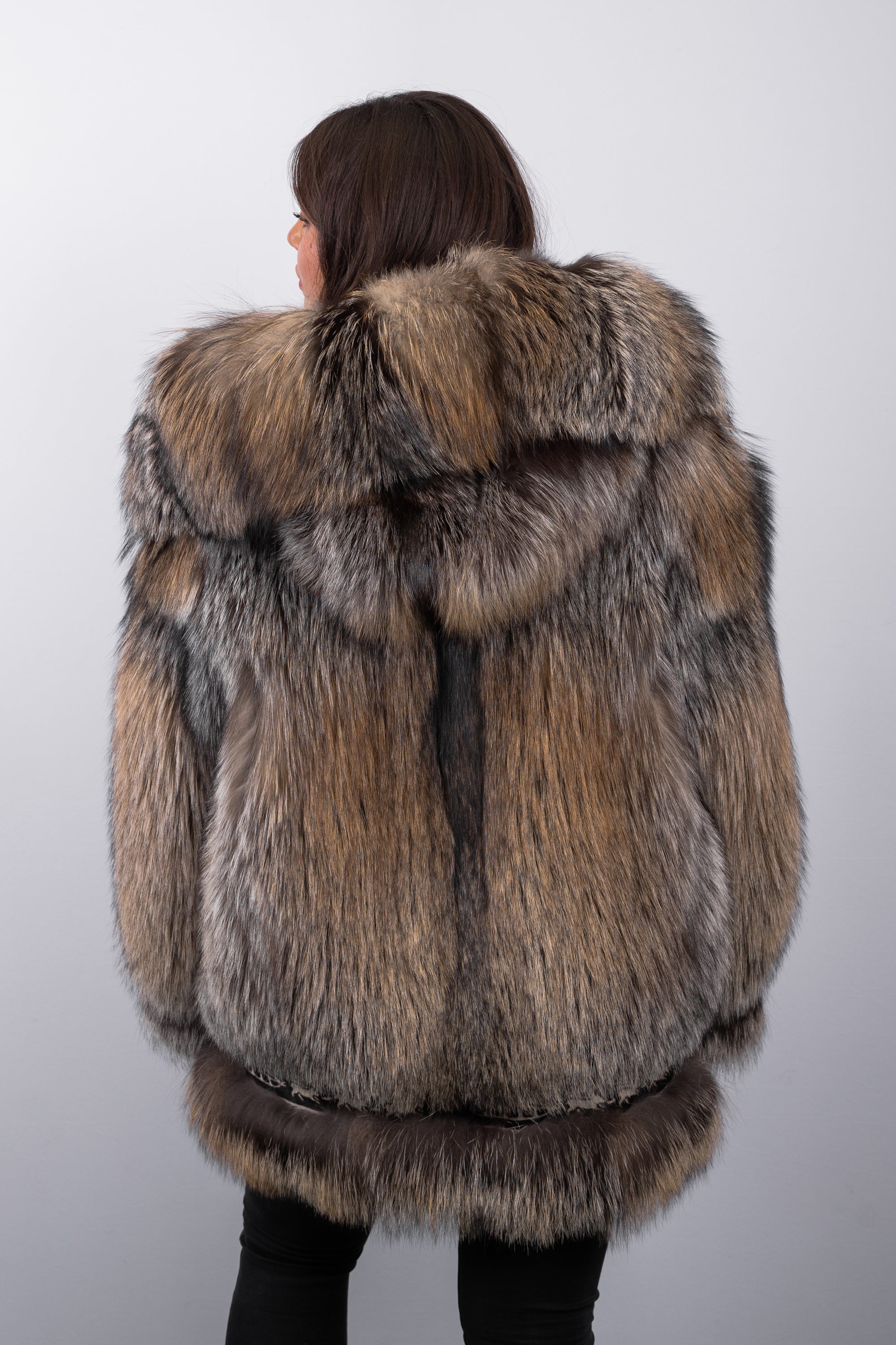 Natural Cross Fox Parka