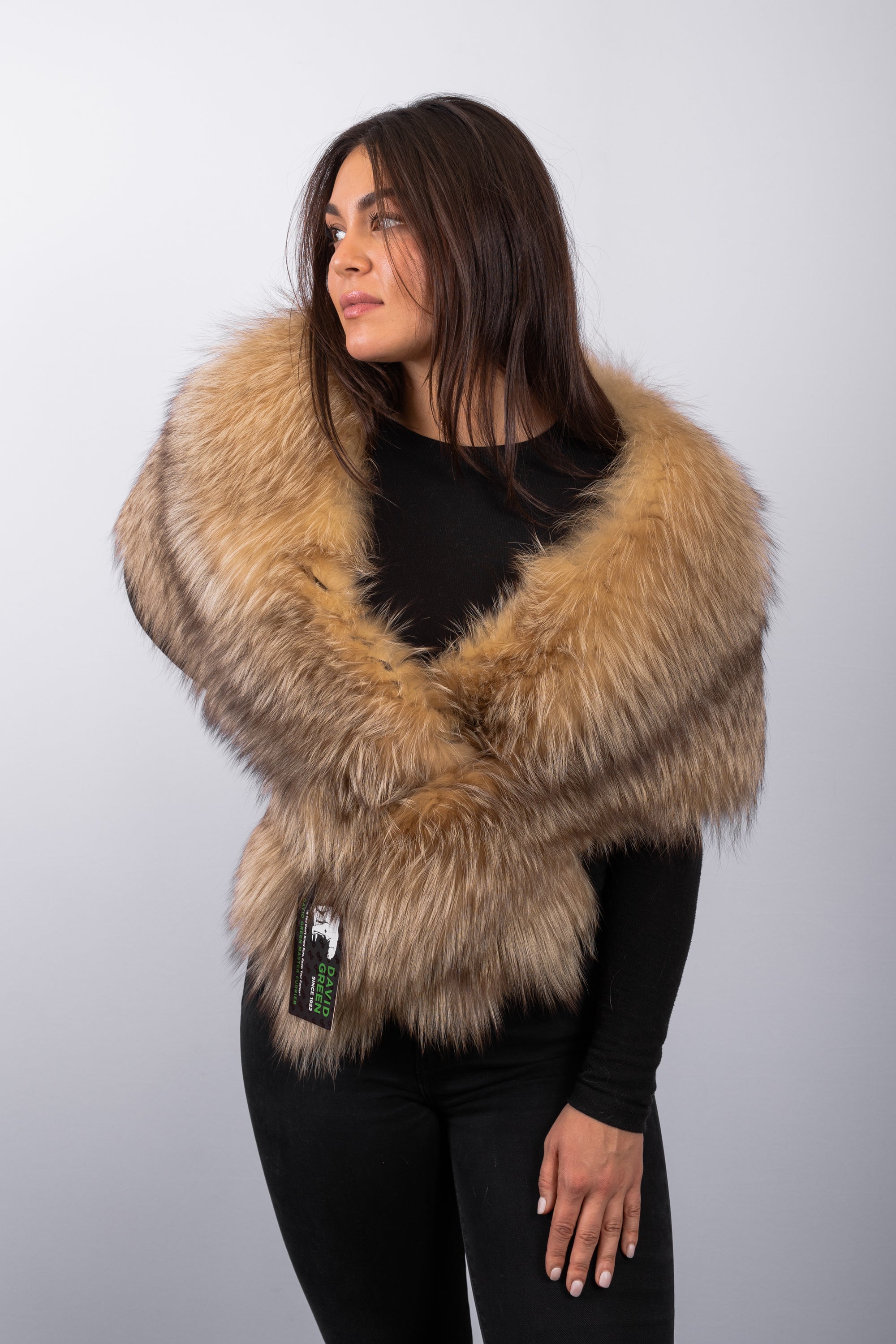 Natural Crystal Fox Wrap