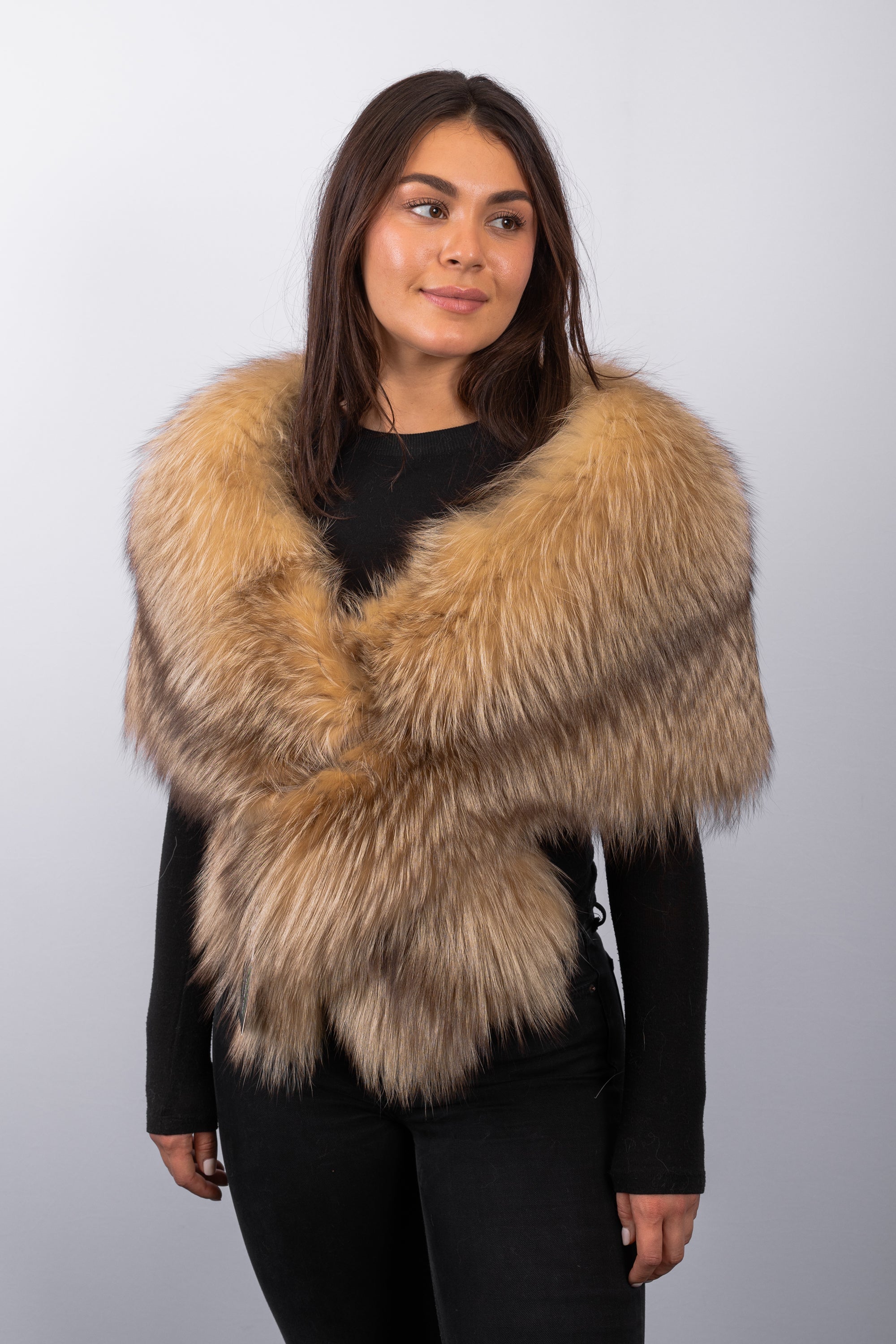 Natural Crystal Fox Wrap