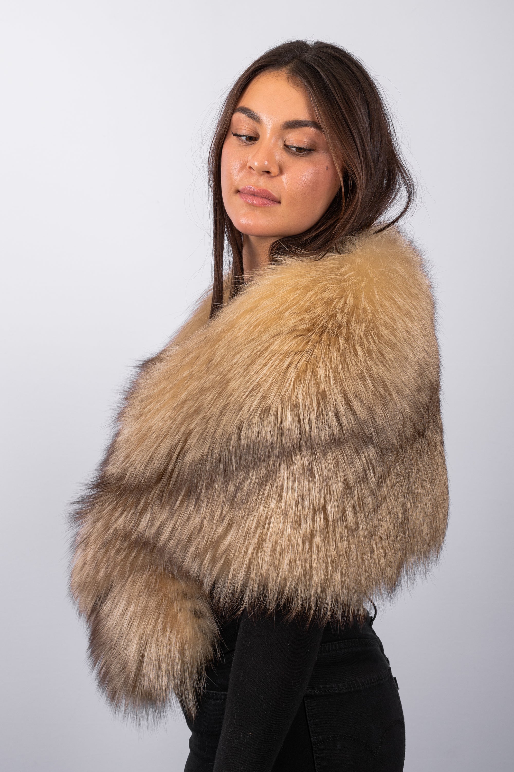 Natural Crystal Fox Wrap