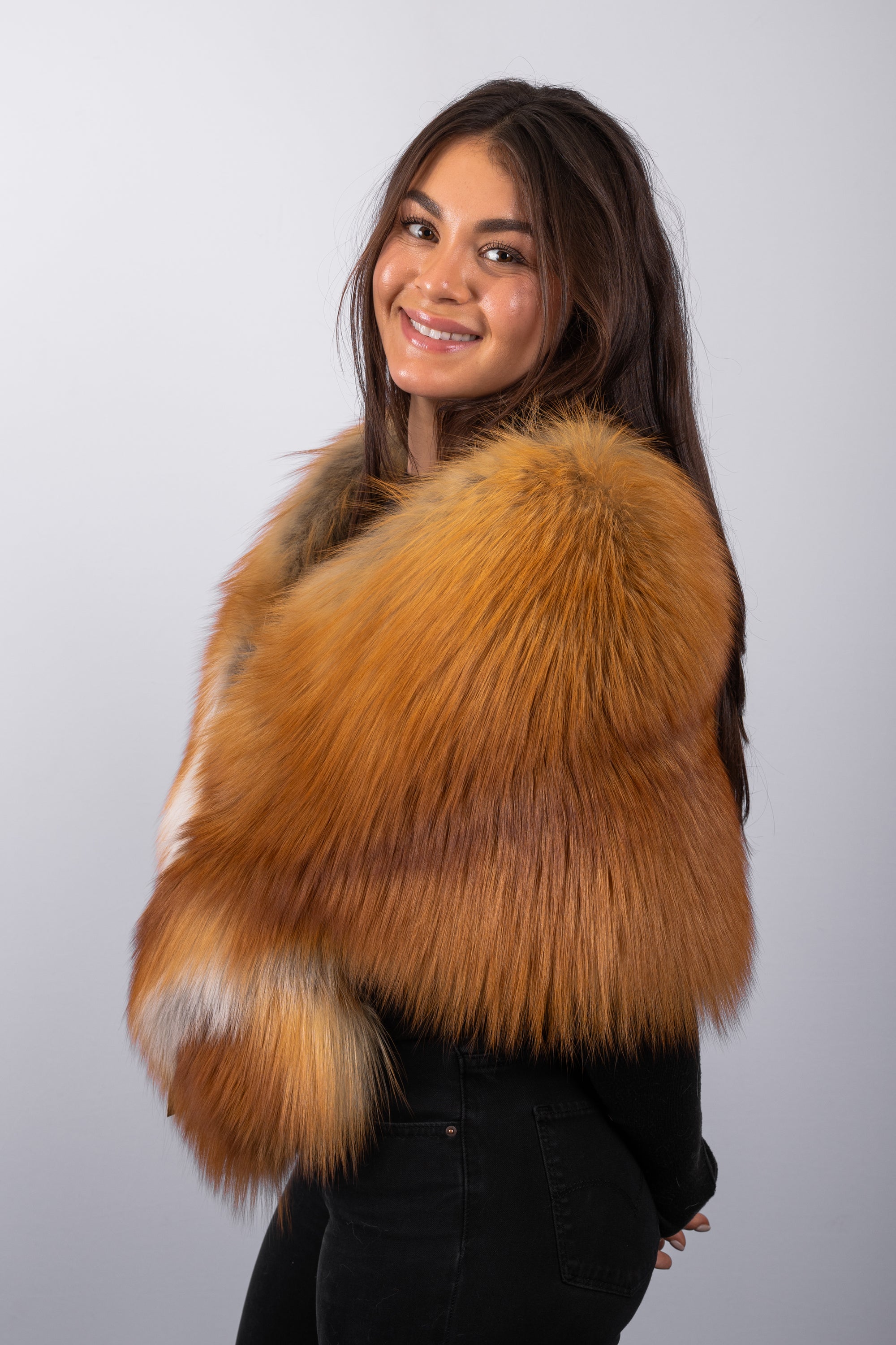 Natural Red Fox Wrap