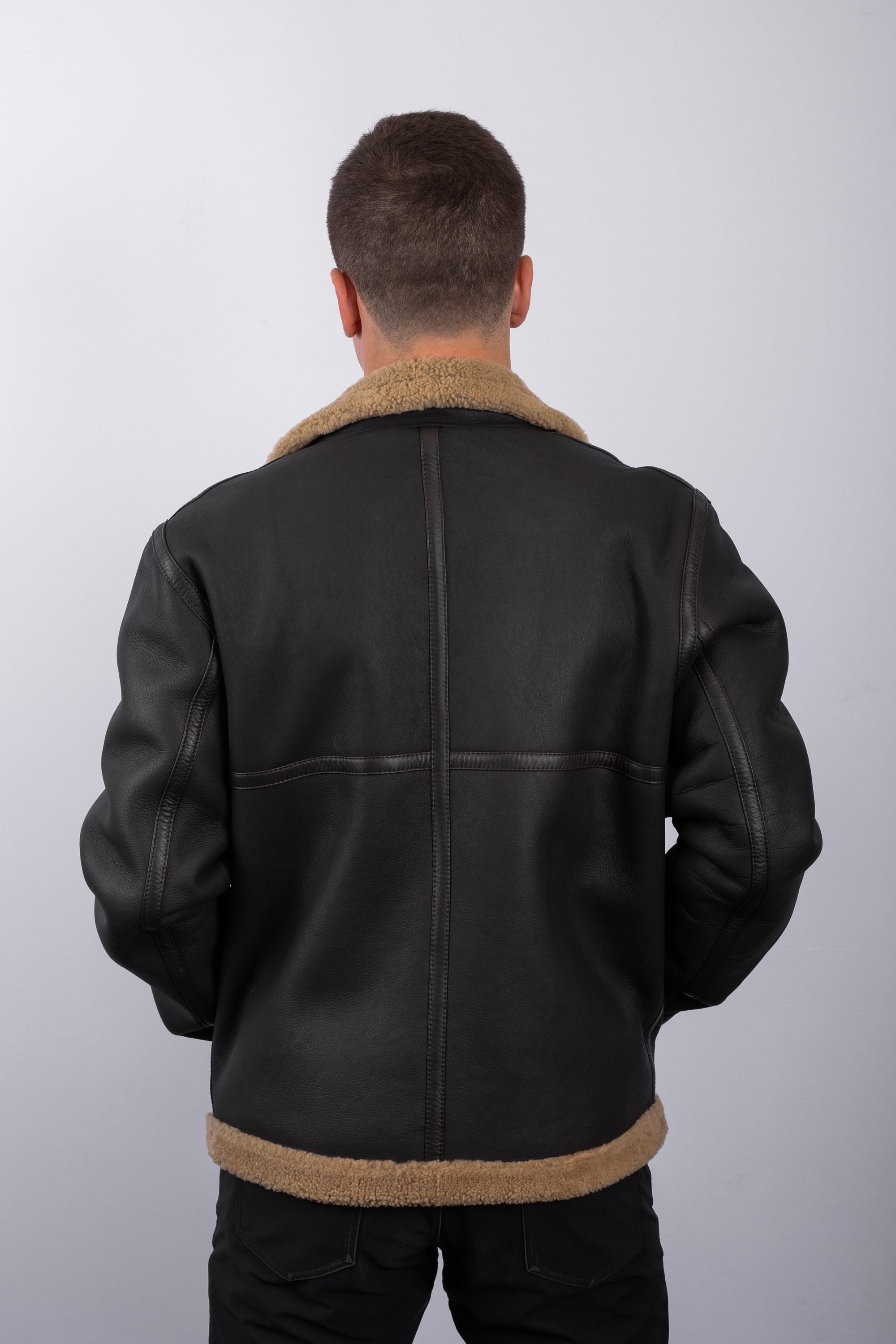 Espresso Merino Shearling Lamb Jacket