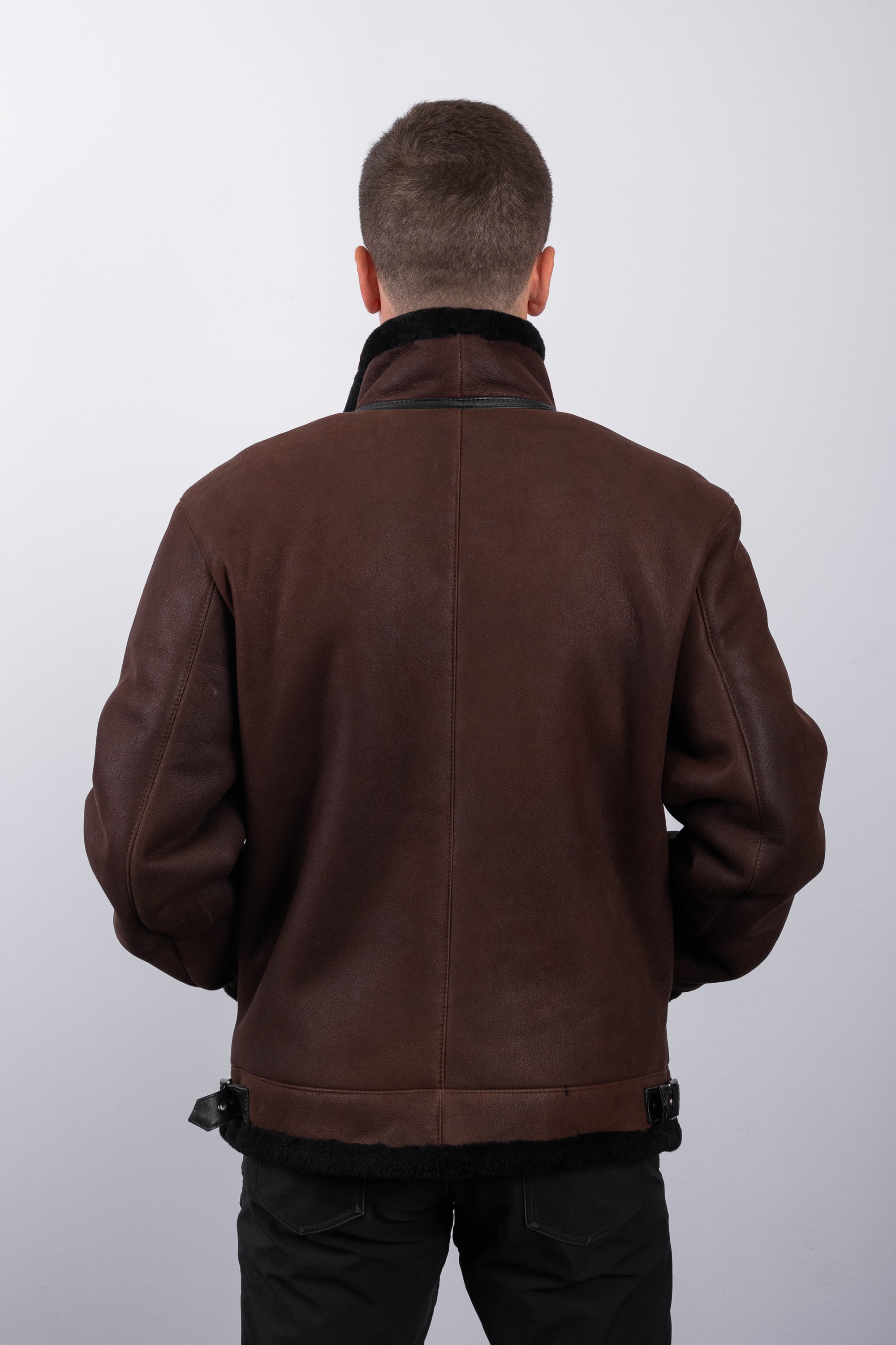 Espresso Shearling Lamb Jacket