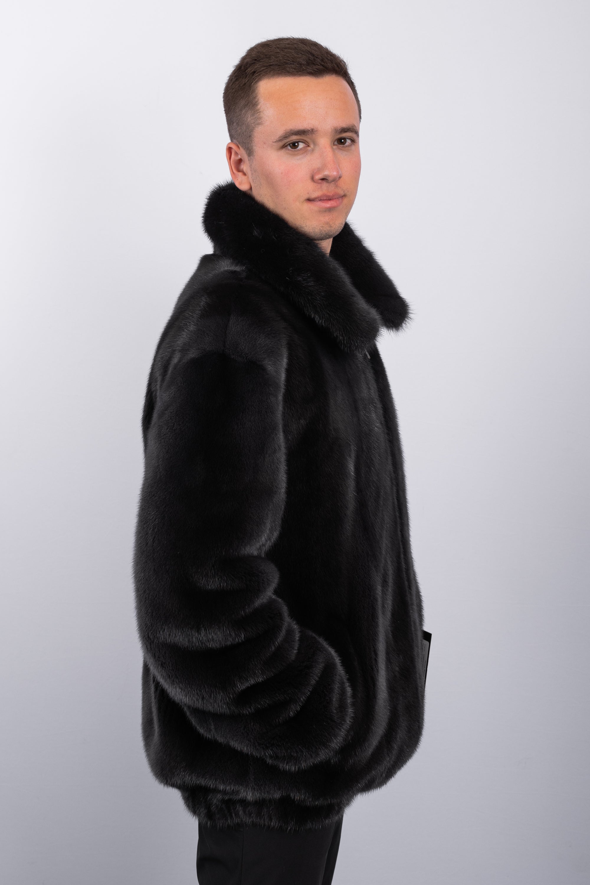 Steel Mink Jacket