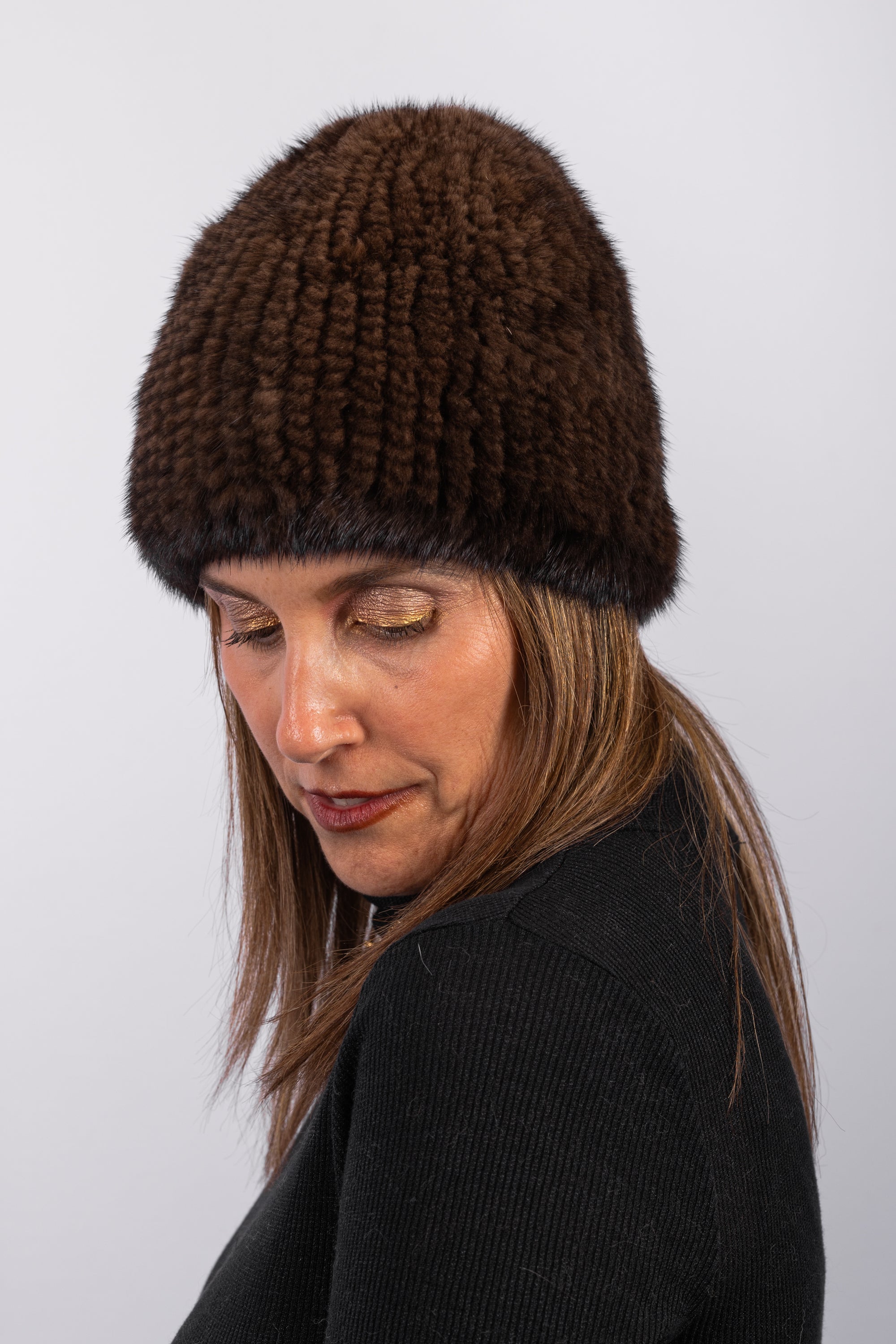 Mahogany Mink Hat